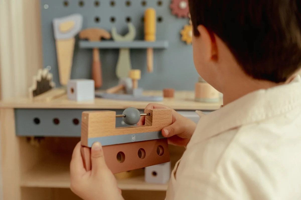 Wooden Play Workbench - Image 8