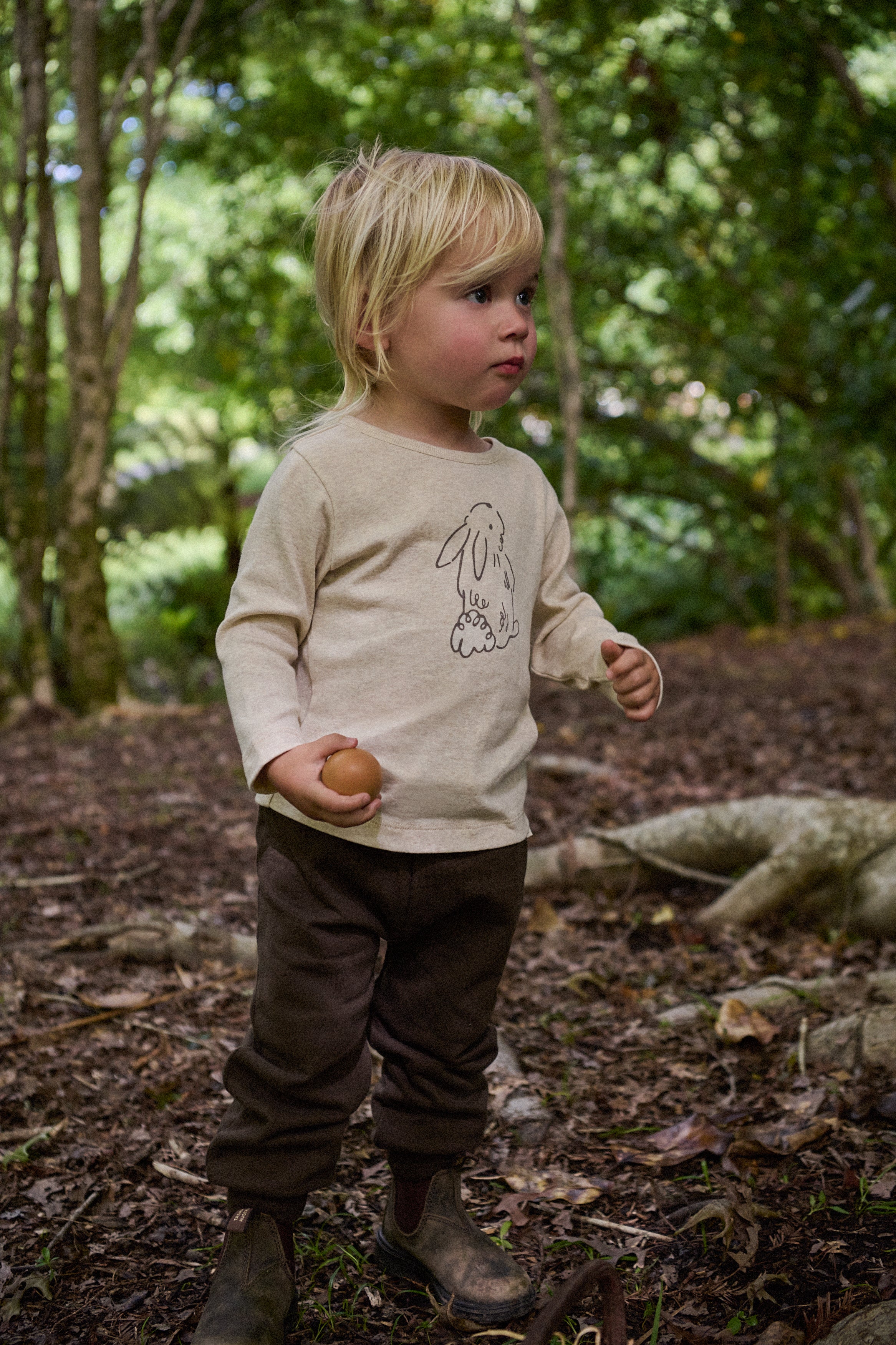 Long Sleeve River Tee - Bramble Bunny Print - Image 5