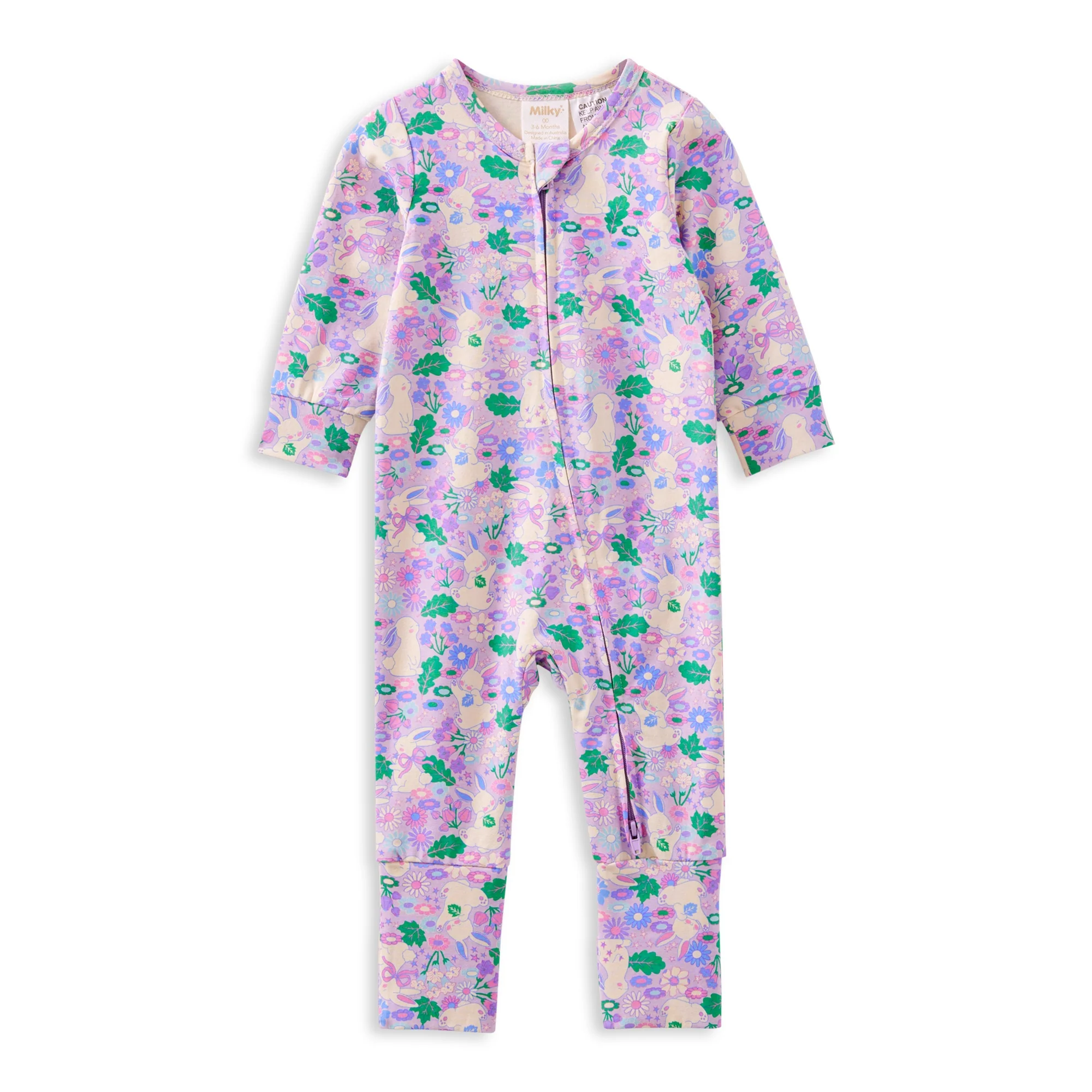 Bunny & the Blossoms Zip Romper