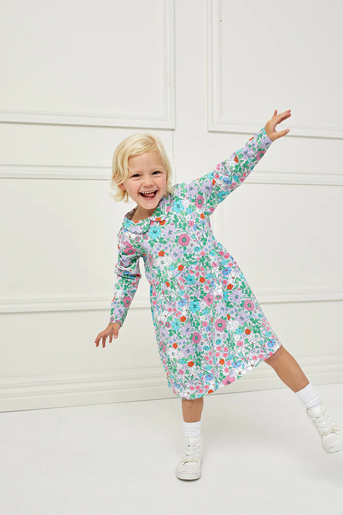 Milky Collared Dress - Viola - Image 2