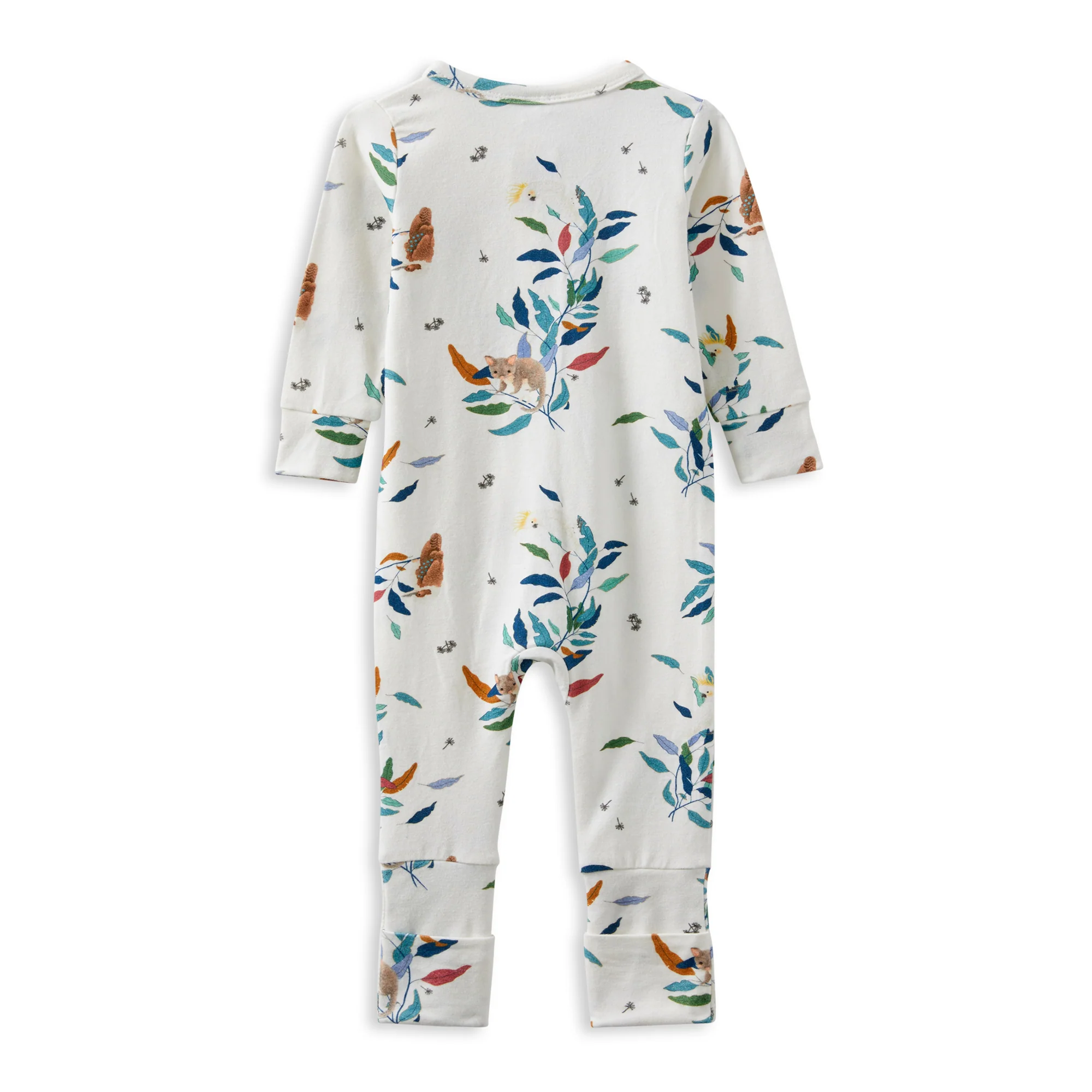 Milky Eucalyptus Zip Romper - Image 2