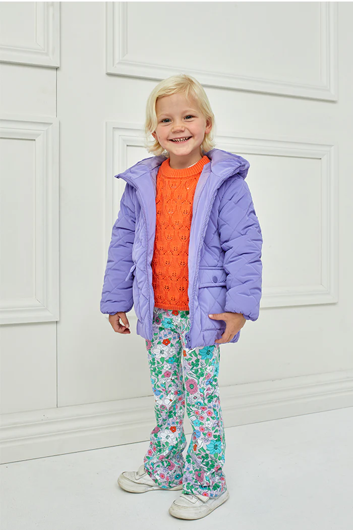 Milky Flared Legging - Viola - Image 2