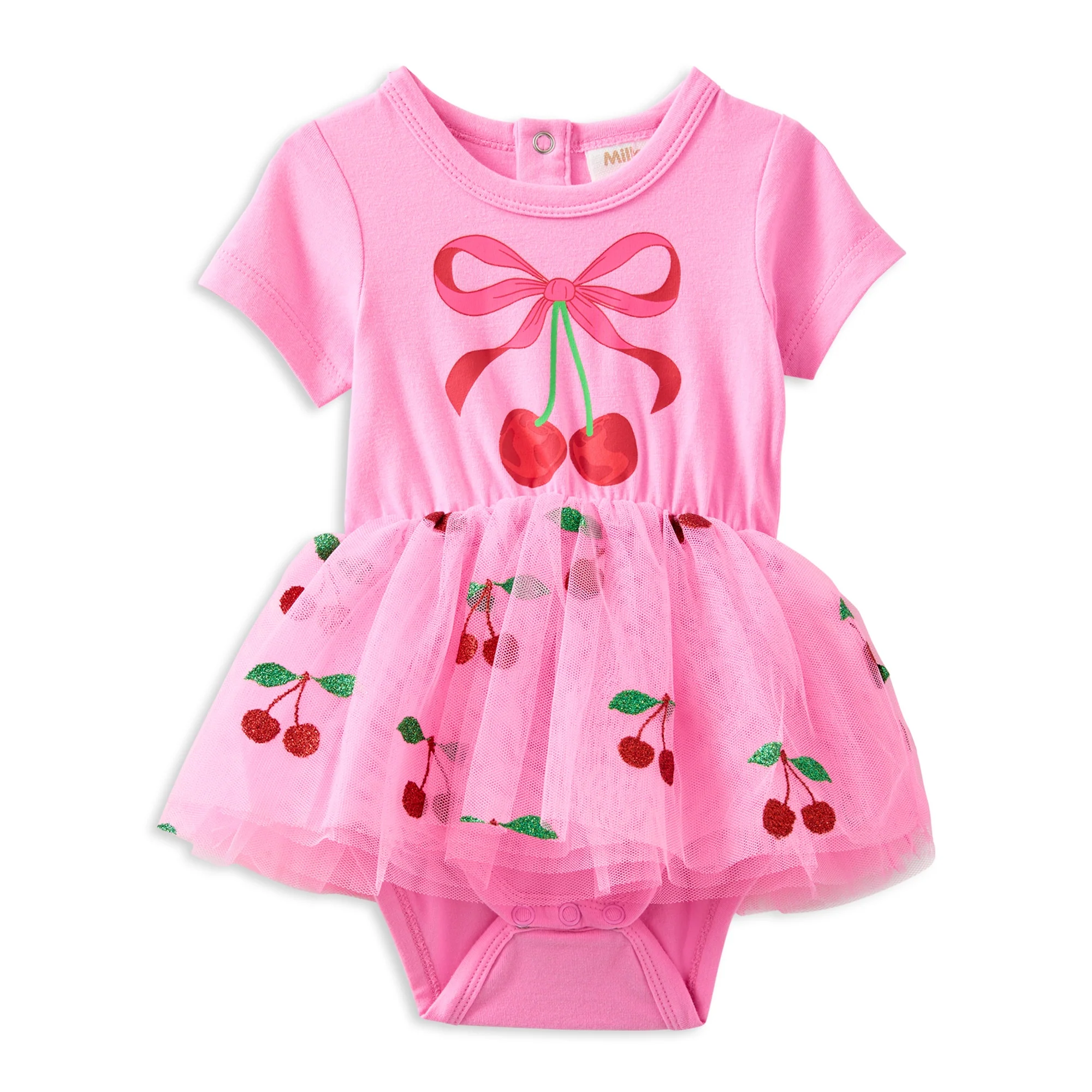 Milky Cherry Tutu Baby Dress