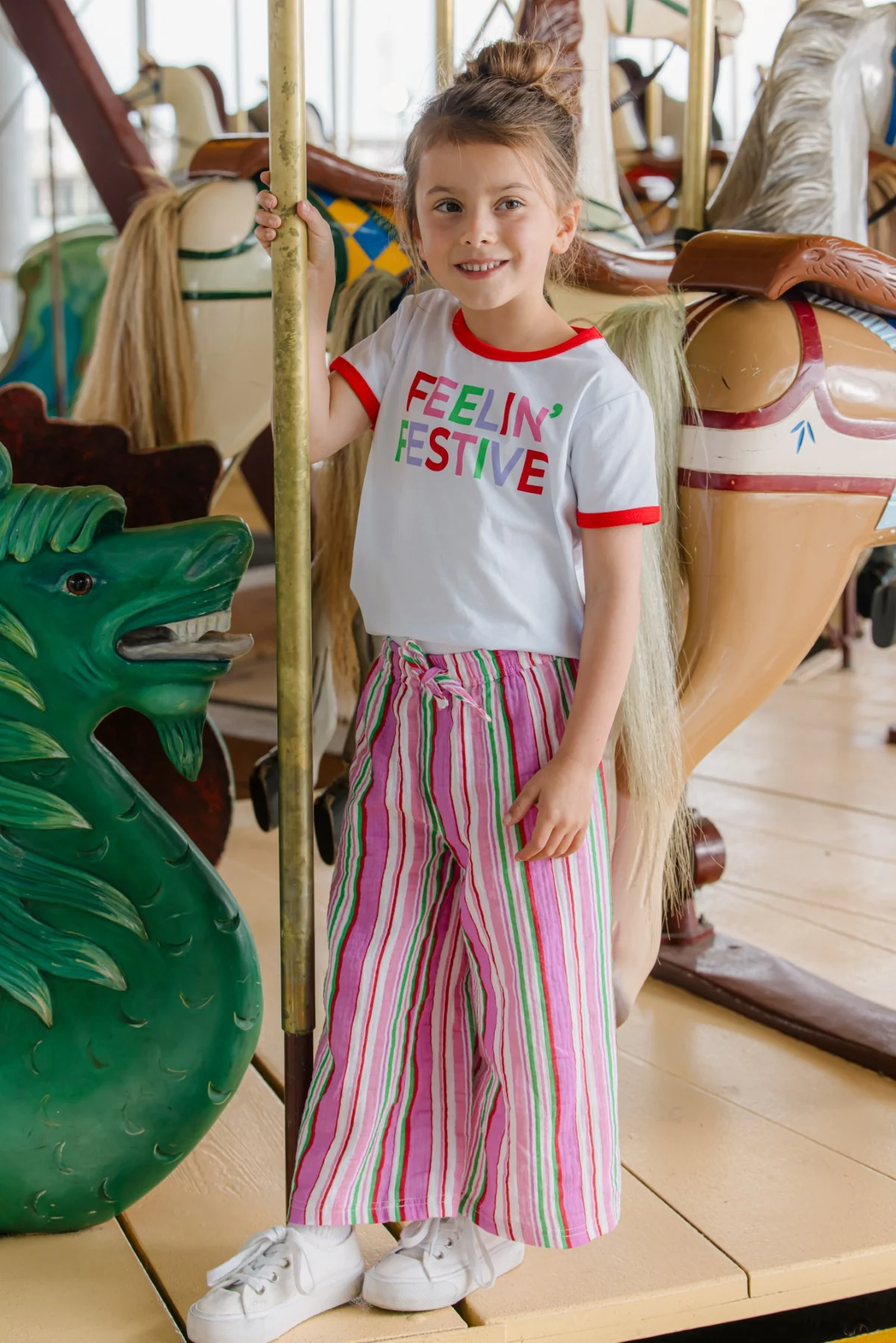Crinkle Stripe Pant - Image 2