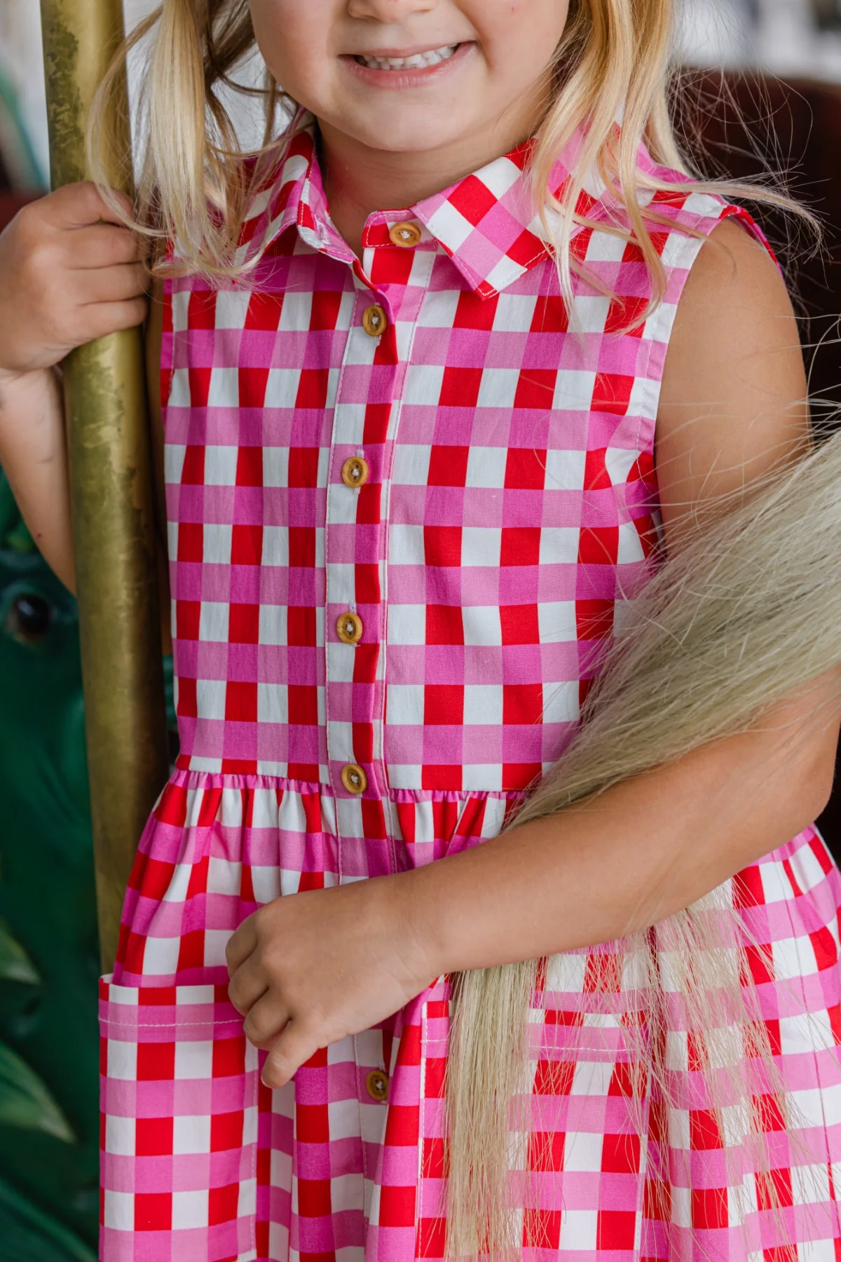 Lollipop Check Dress - Image 6
