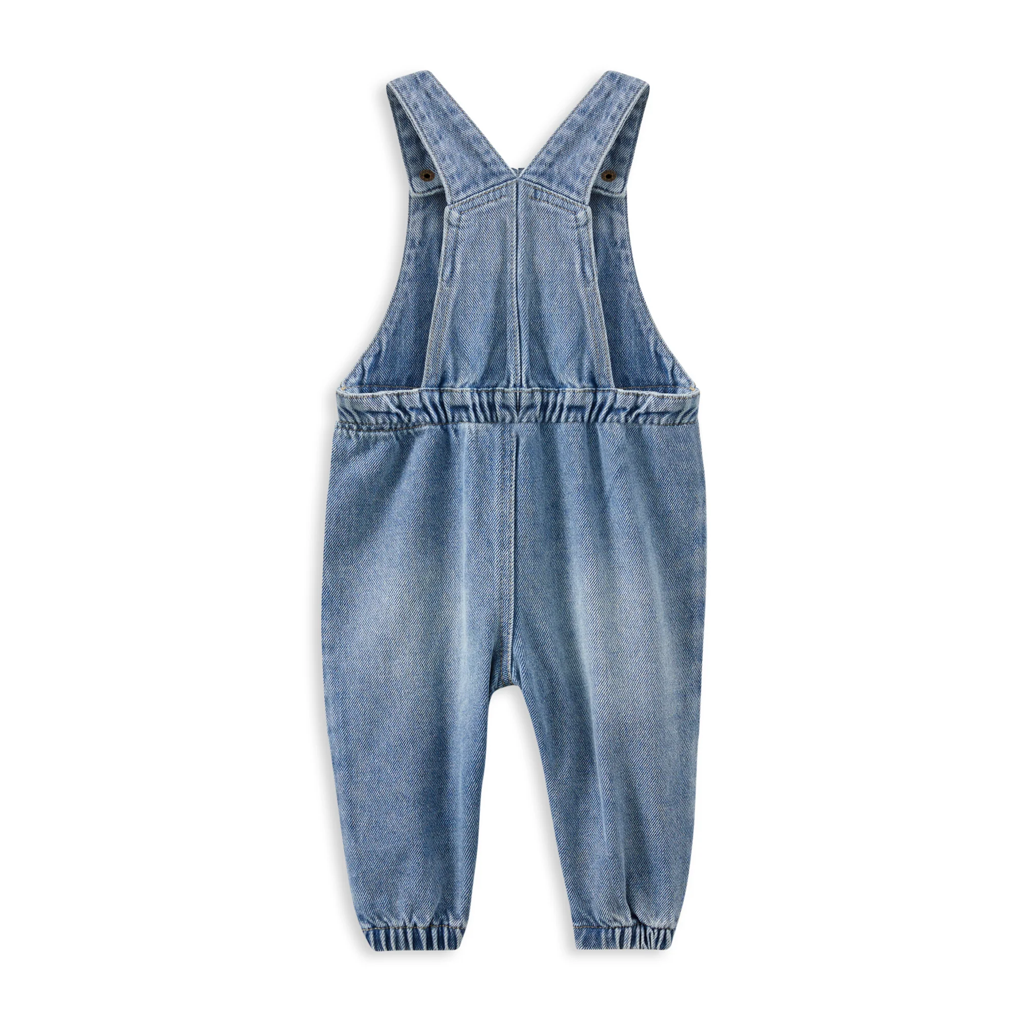 Milky Light Wash Denim Overall - Image 2