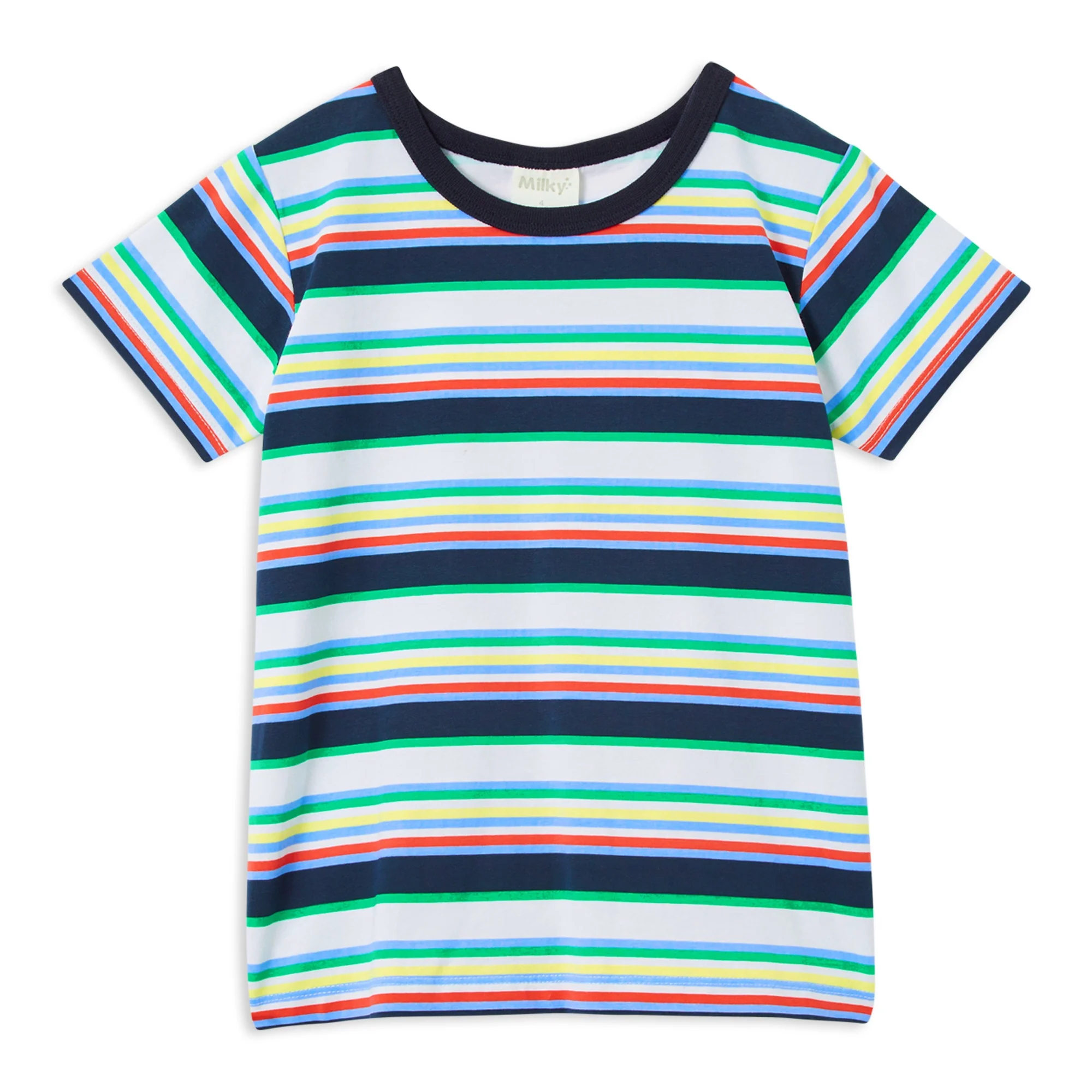 Milky Multi Stripe T-Shirt