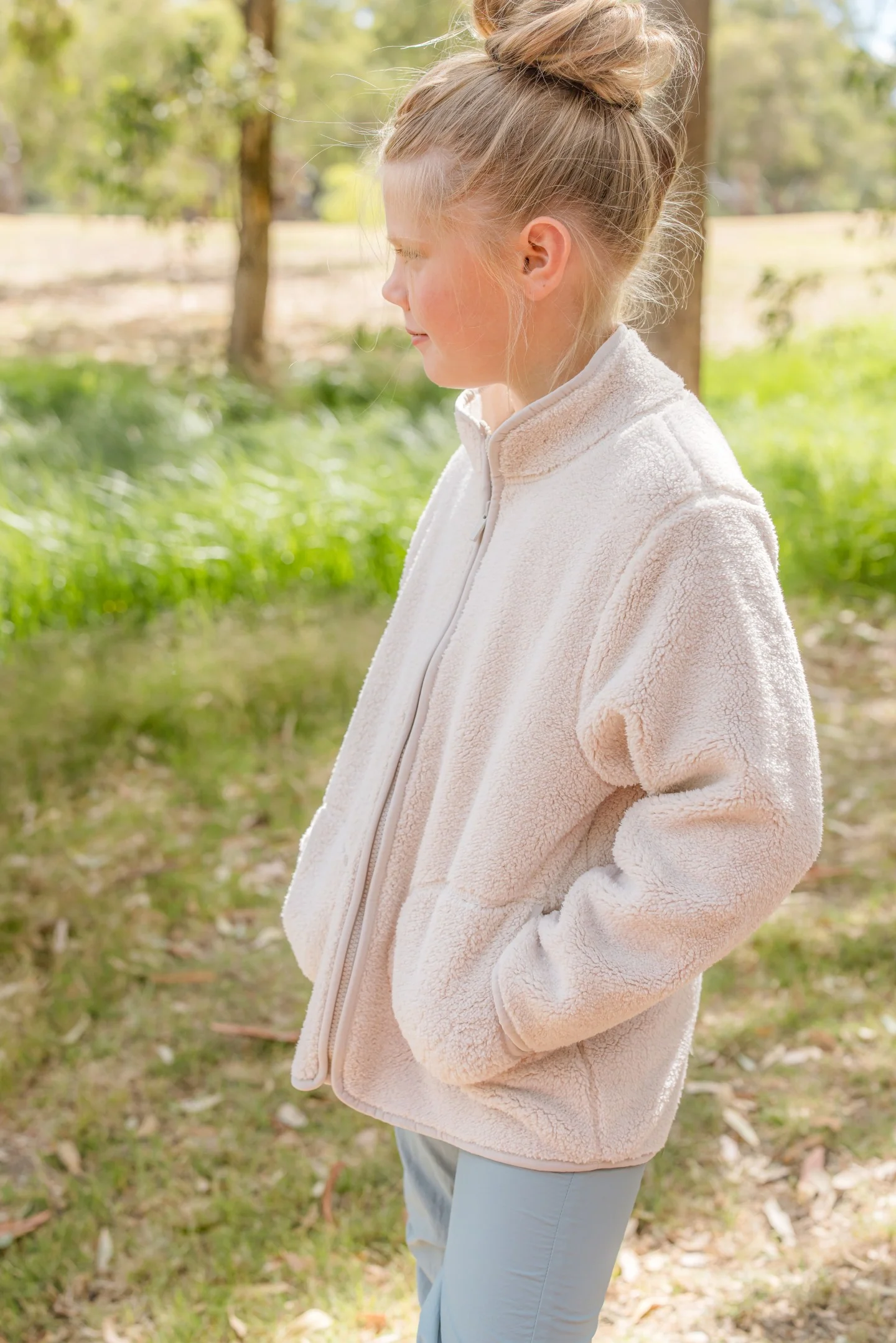 Milky Natural Sherpa Jacket - Image 2