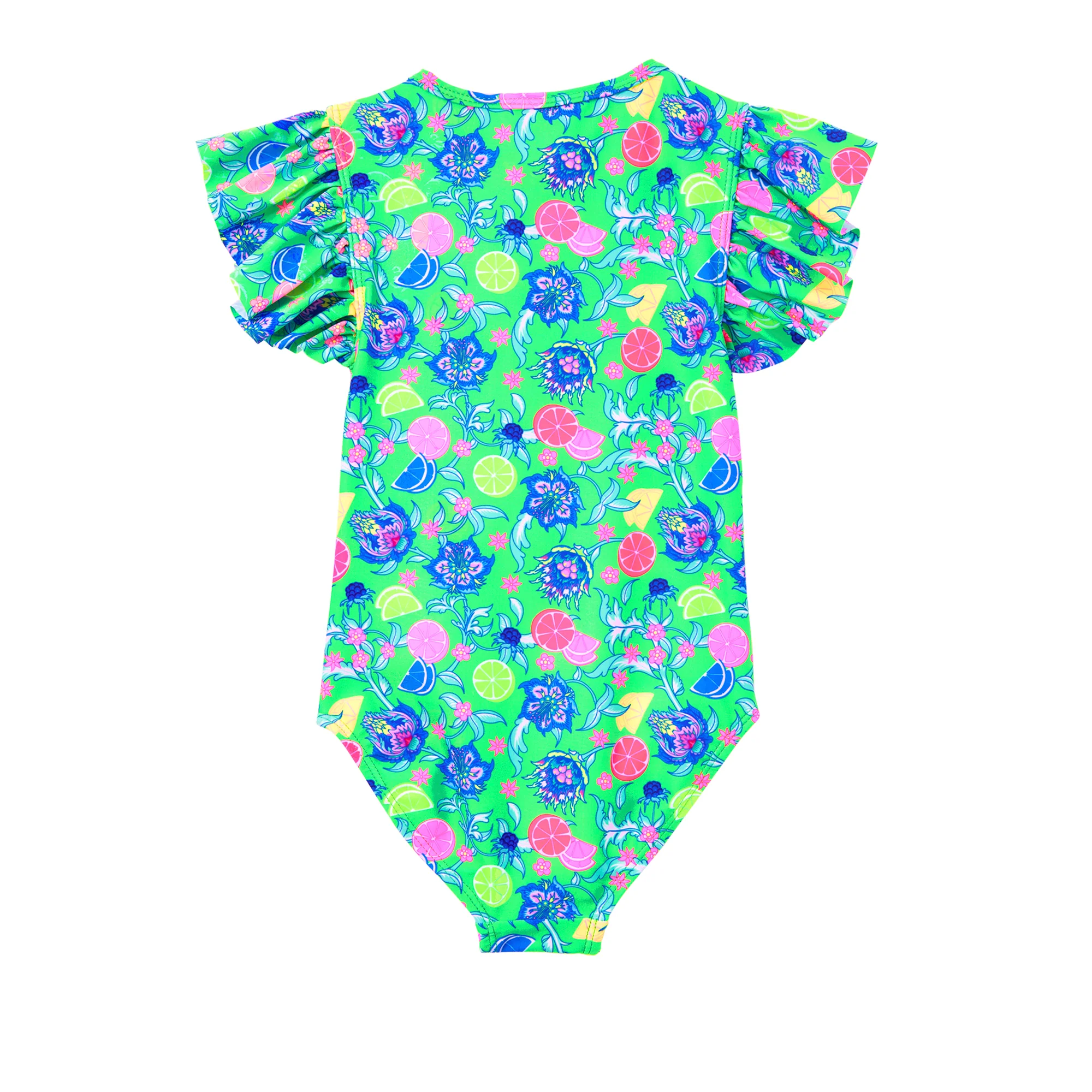 Milky Peacock Swimsuit - Peacock Green - Image 2