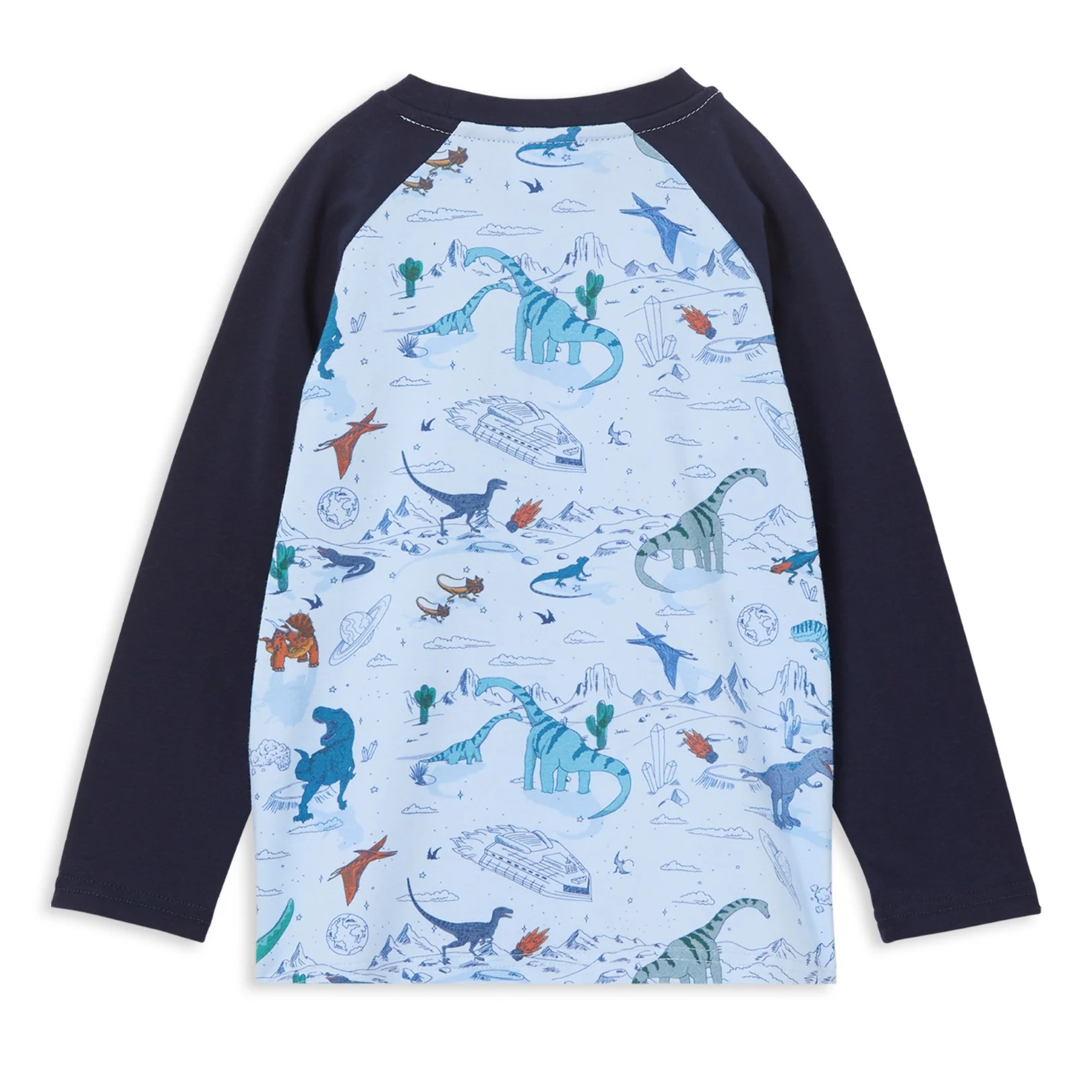 Milky Raglan Tee - Space Dino - Image 3
