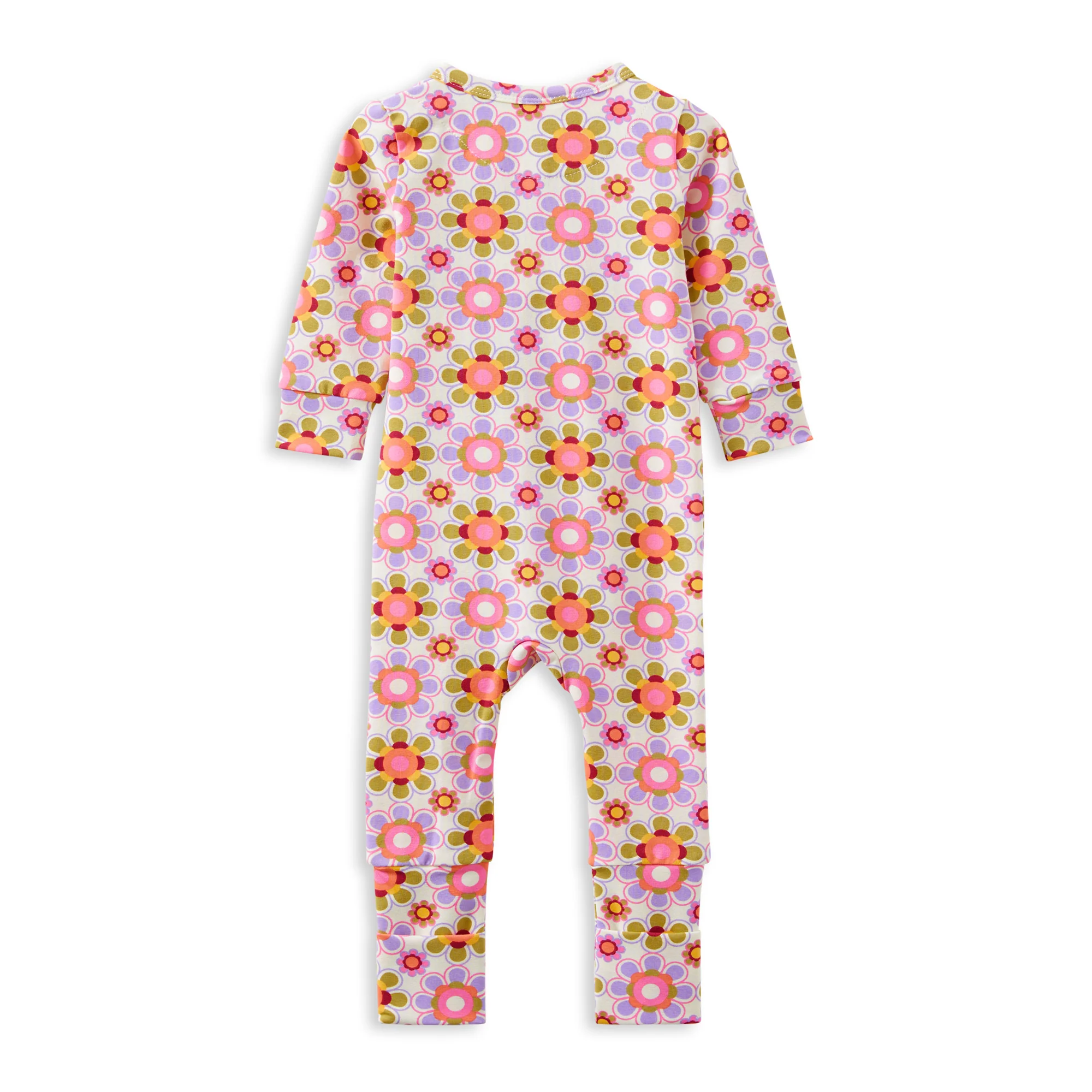 Milky Sorbet Retro Zip Romper - Image 2