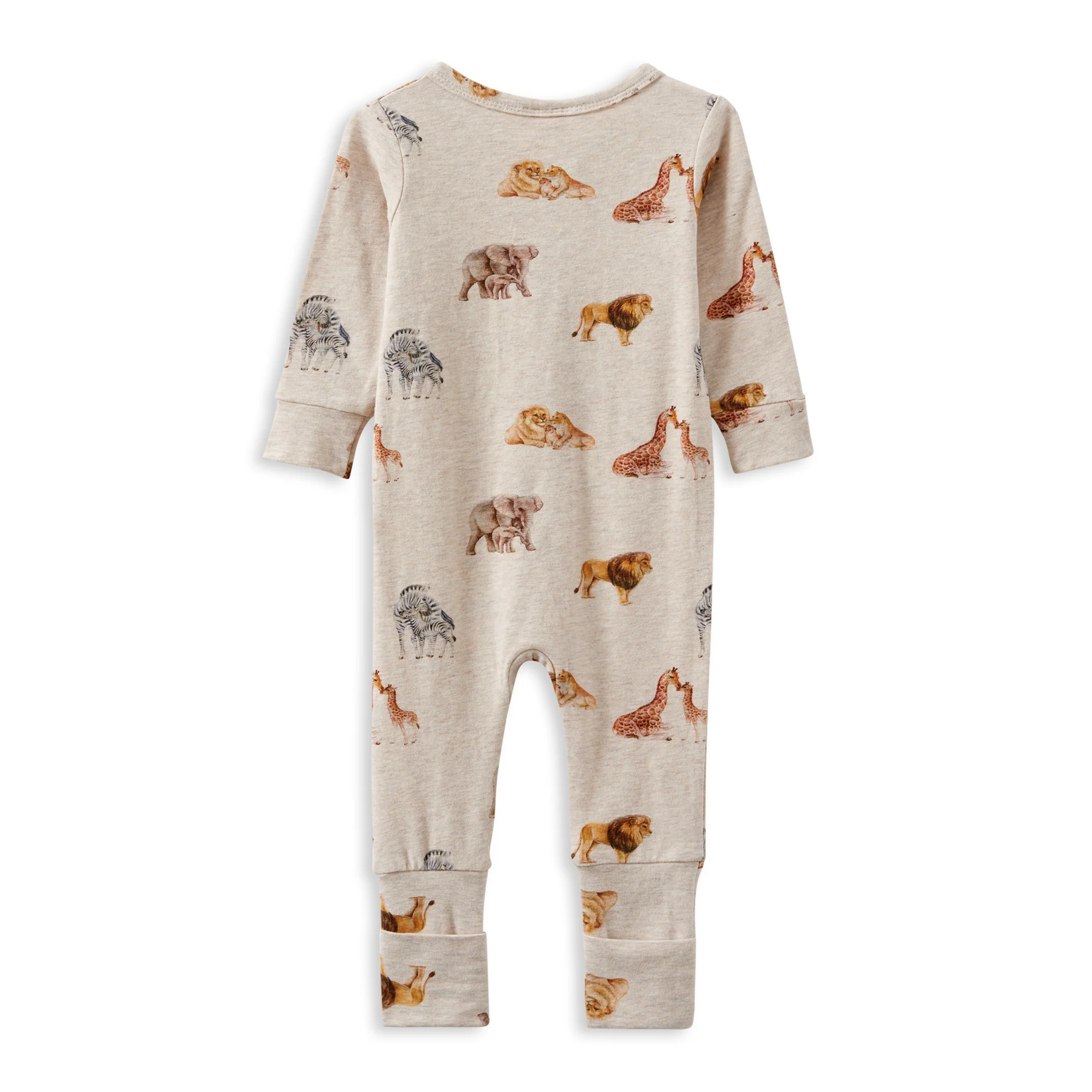 Milky Wildlife Zip Romper - Image 2