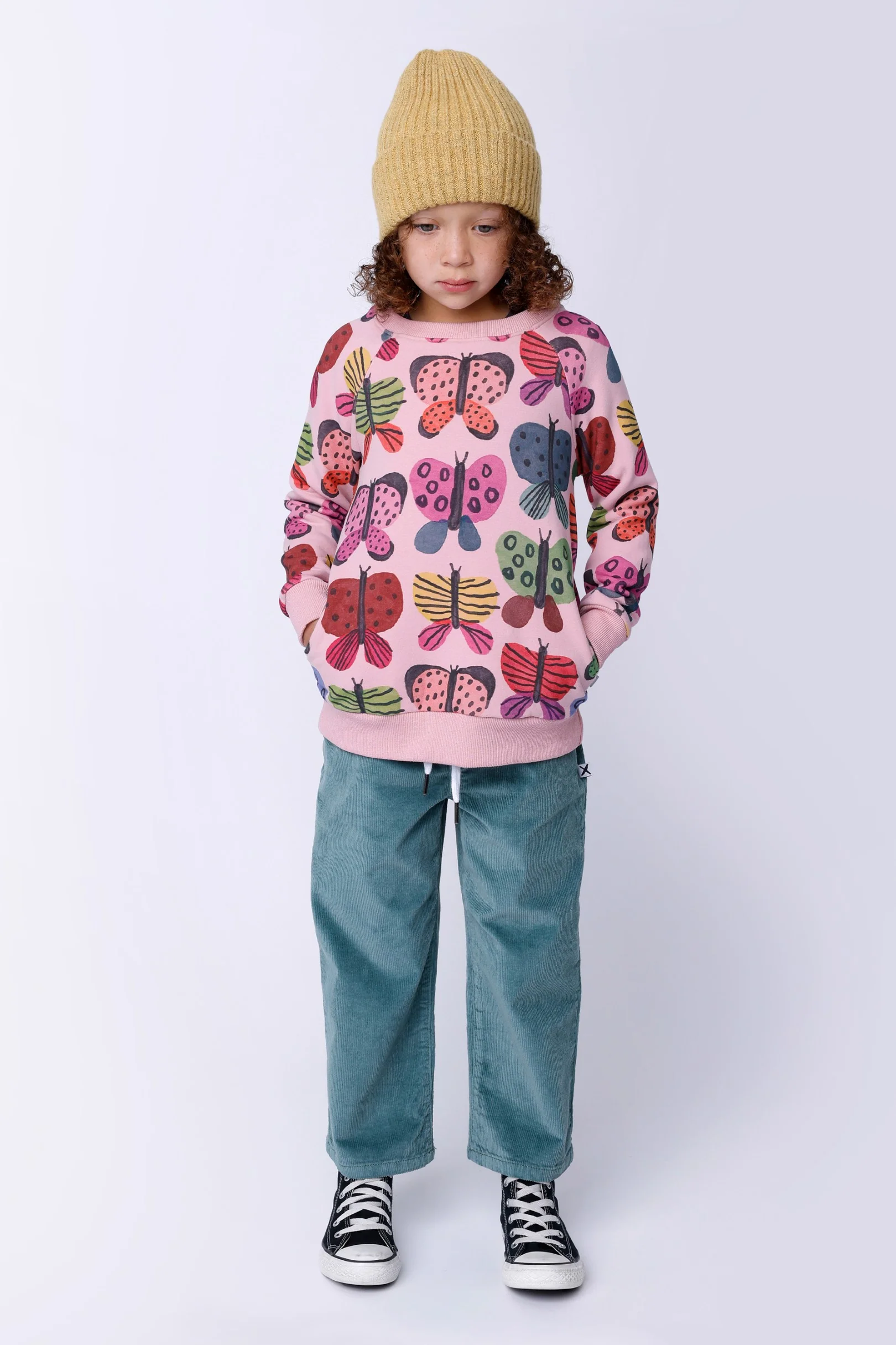 Cosy Cord Pants - Muted Green - Image 3