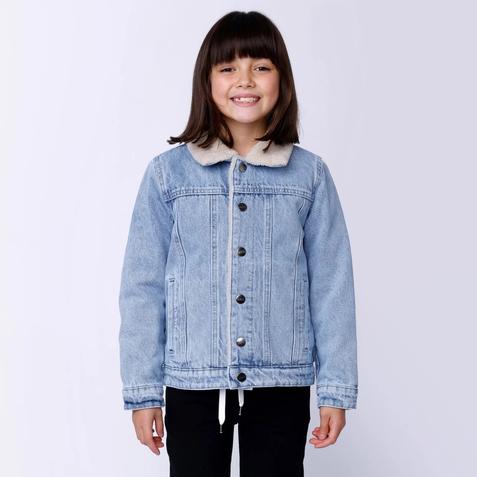 Diamond Denim Bomber - Blue Denim - Image 5