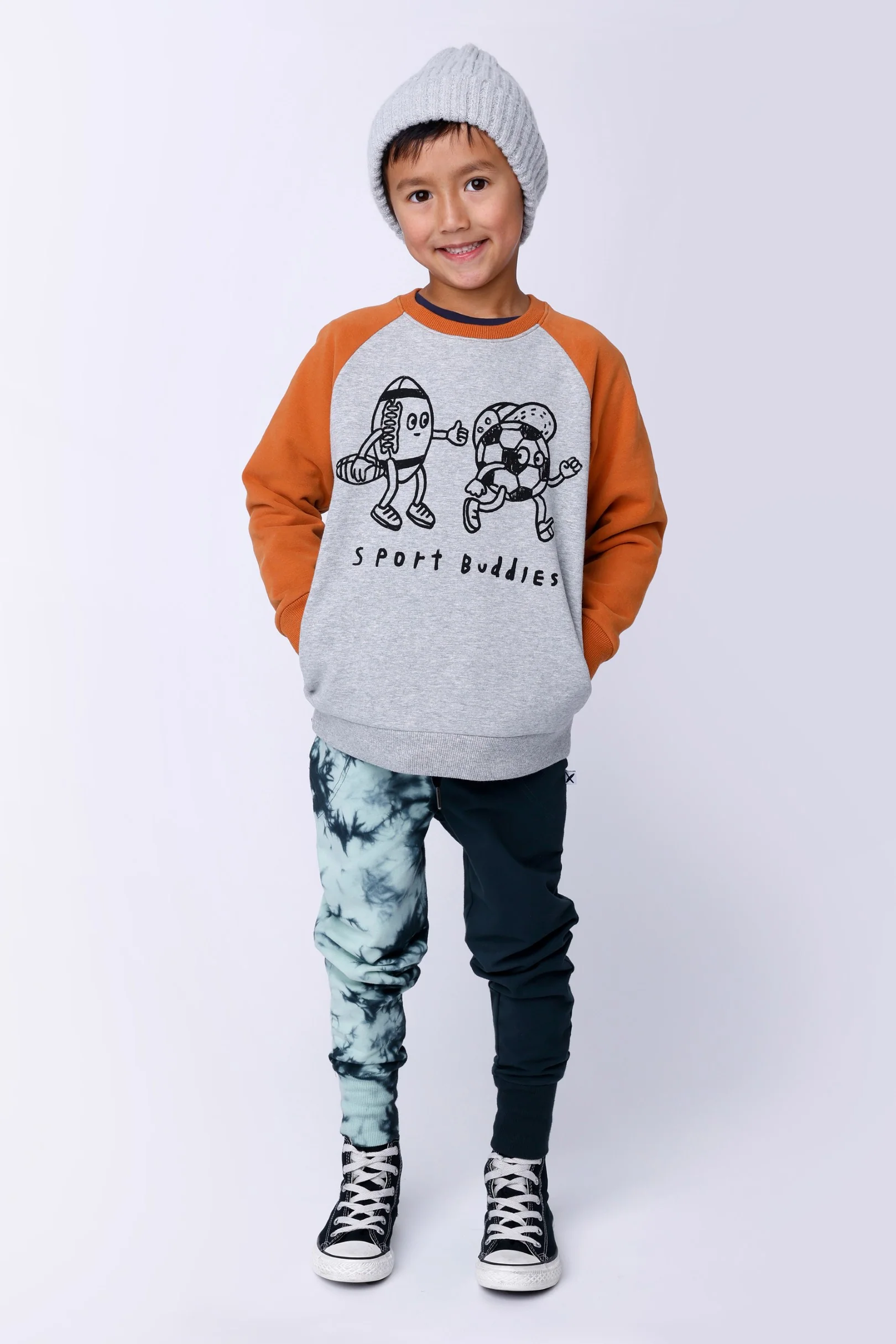 Duo Tie Dye Trackies - Forest - Image 6