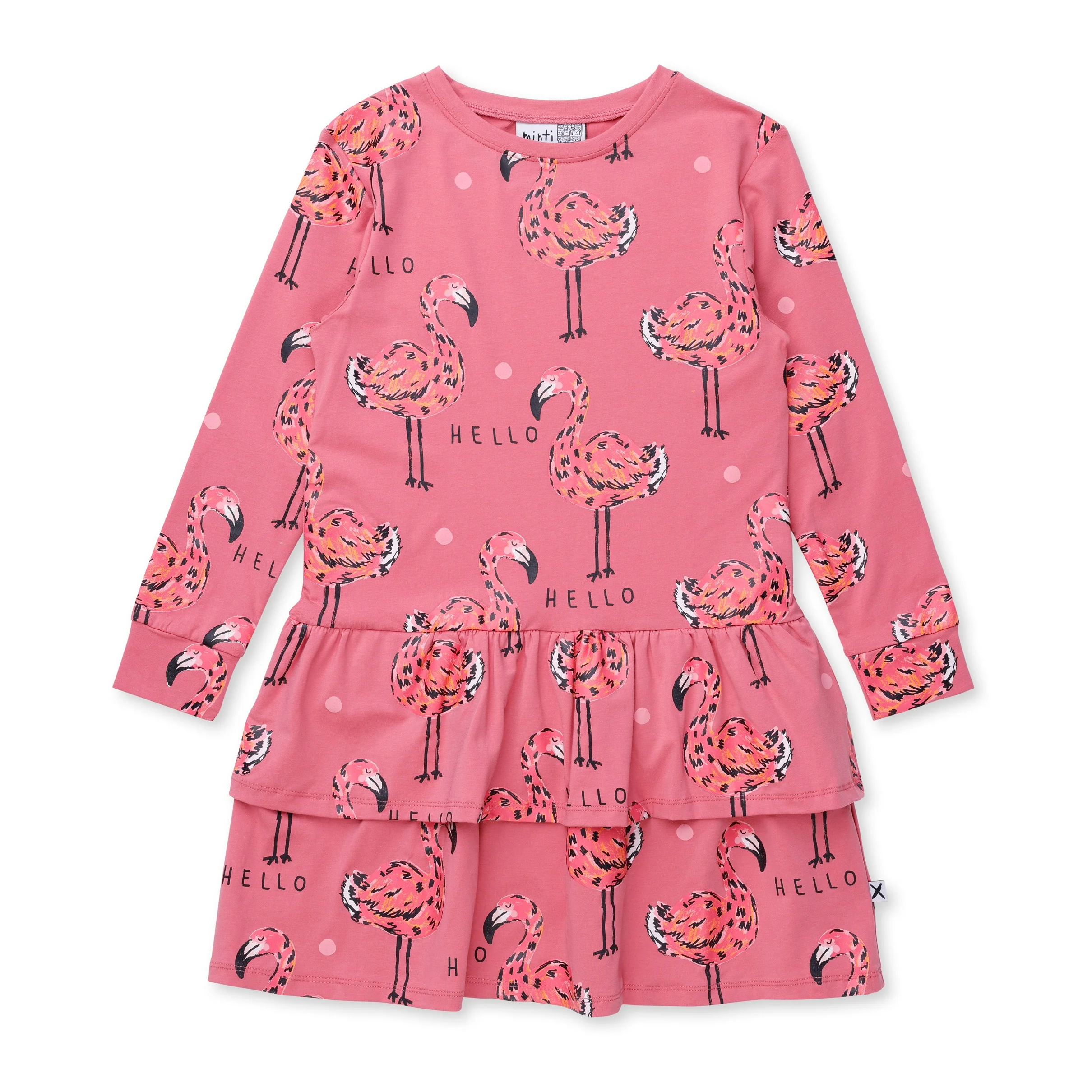 Flamingo Party Dress - Rose