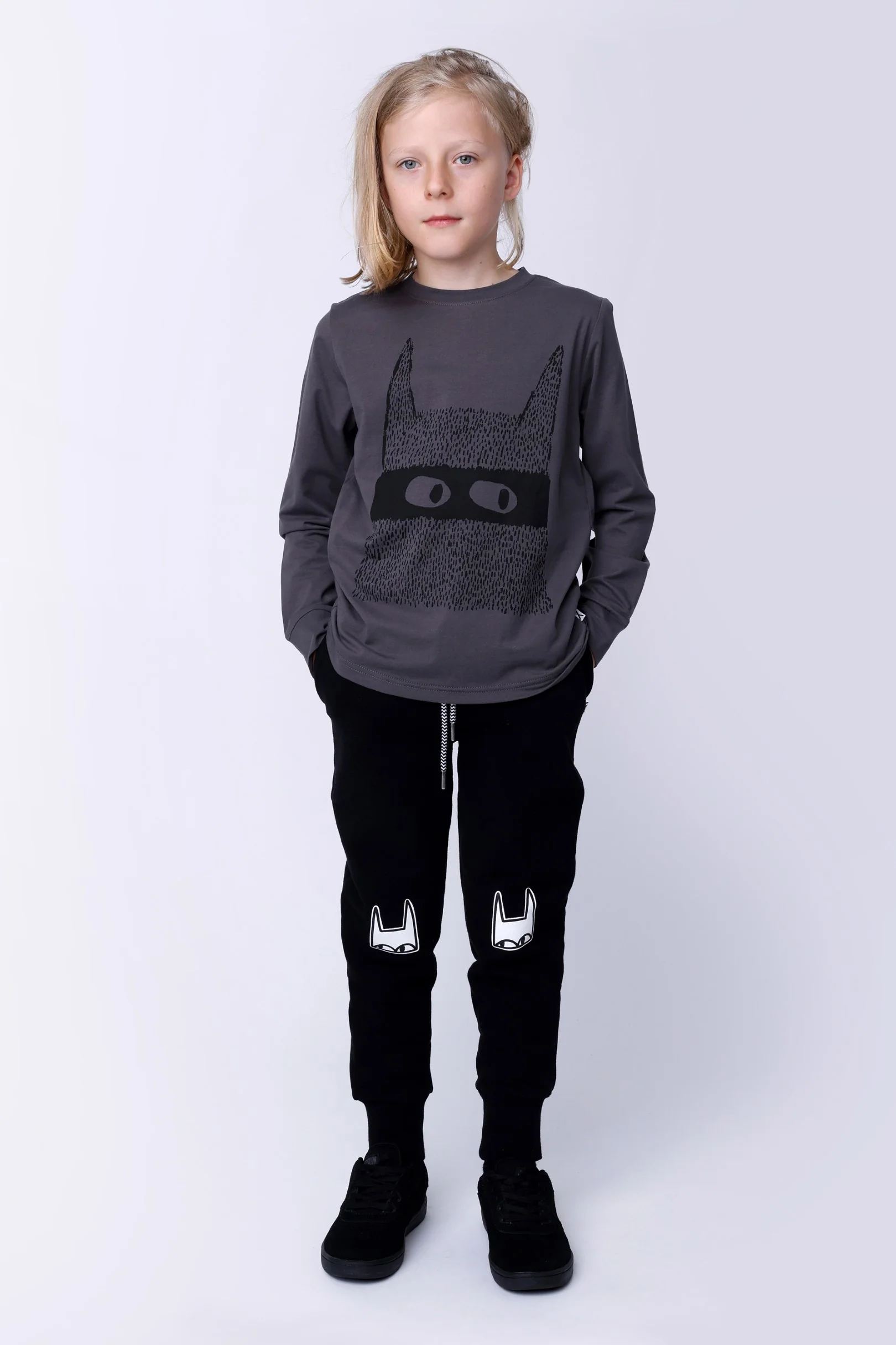 Mask Furry Trackies - Black - Image 4