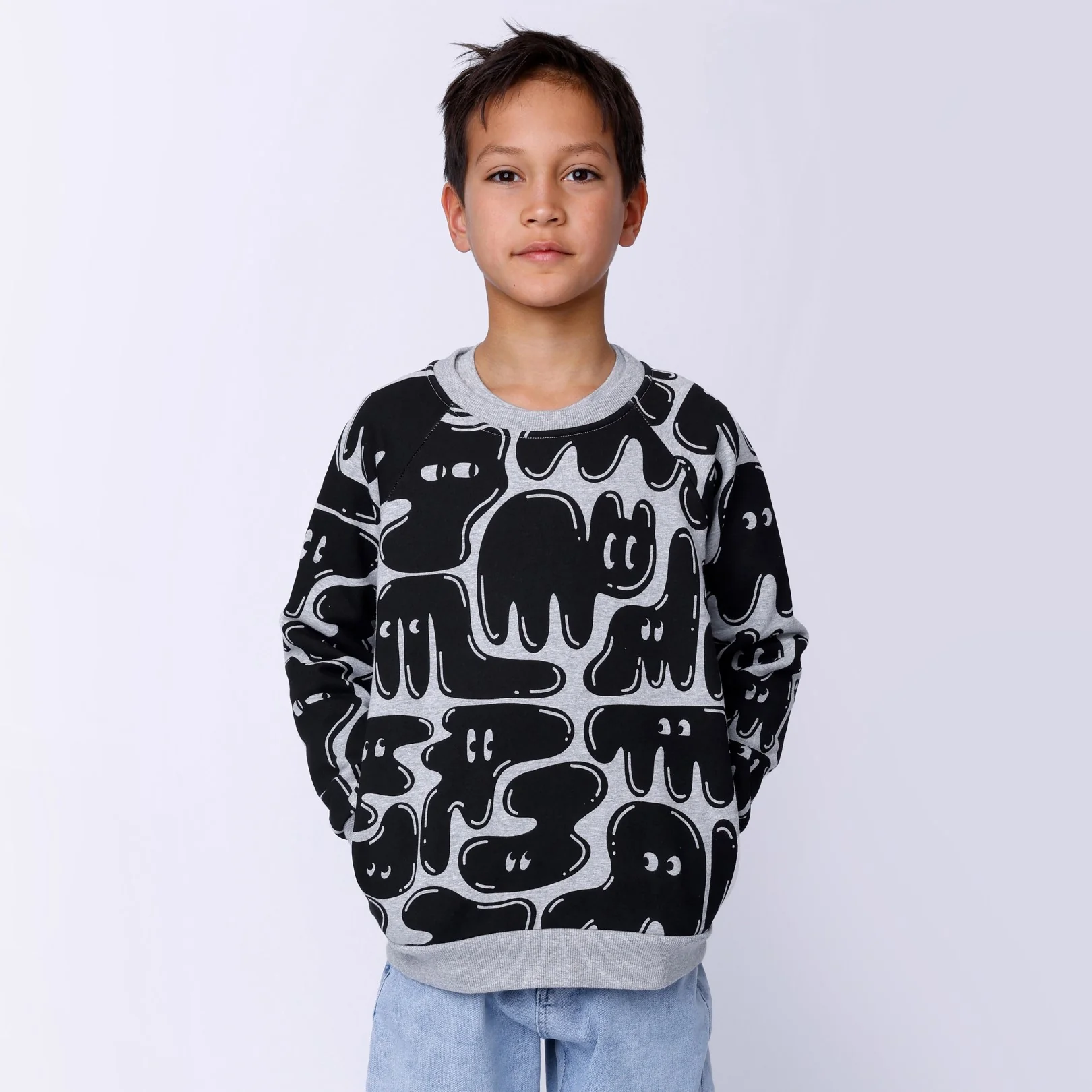 Shapes Furry Crew - Grey Marle - Image 2