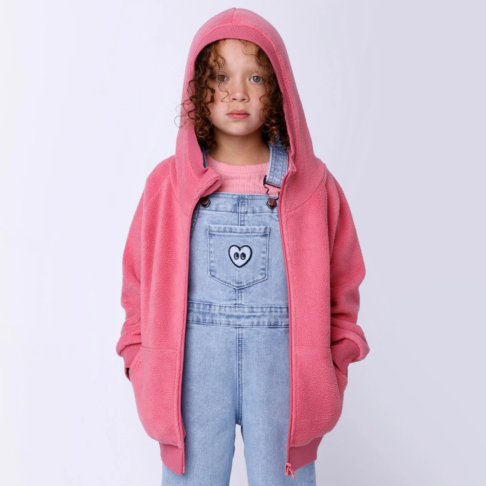 Teddy Zip Up - Bubblegum - Image 4
