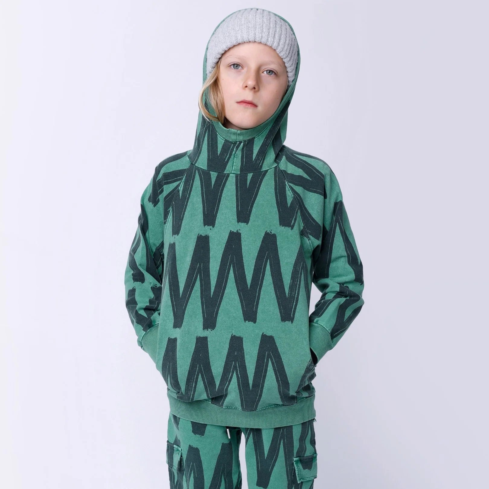 Minti Zig Zag Hood - Turf Wash - Image 3