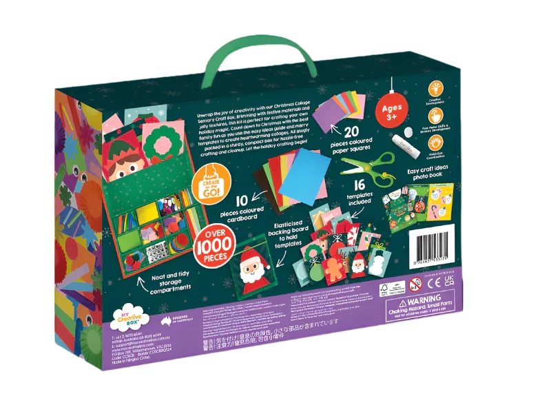 Christmas Collage Sensory Craft Box - Image 3