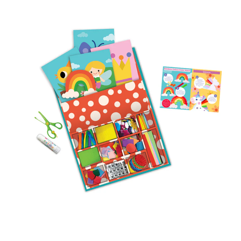 Unicorn and Fairy Collage Sensory Craft Box - Image 3