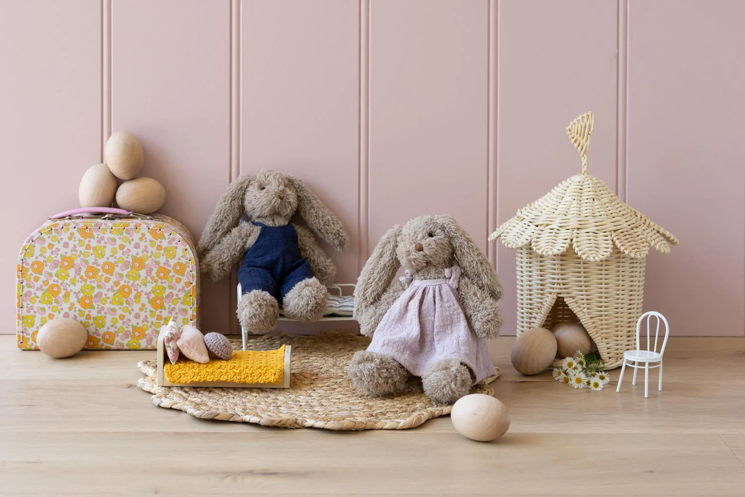 Baby Honey Bunny Boy - Navy - Image 2