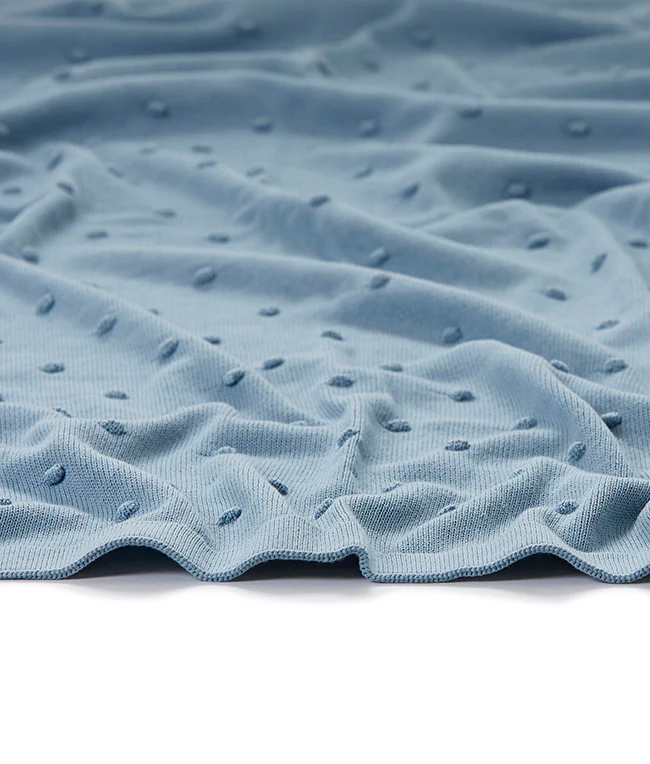 Bobble Baby Blanket - Baby Blue - Image 2