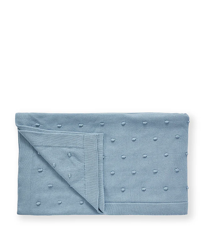 Bobble Baby Blanket - Baby Blue - Image 6