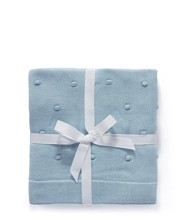 Bobble Baby Blanket - Baby Blue - Image 7