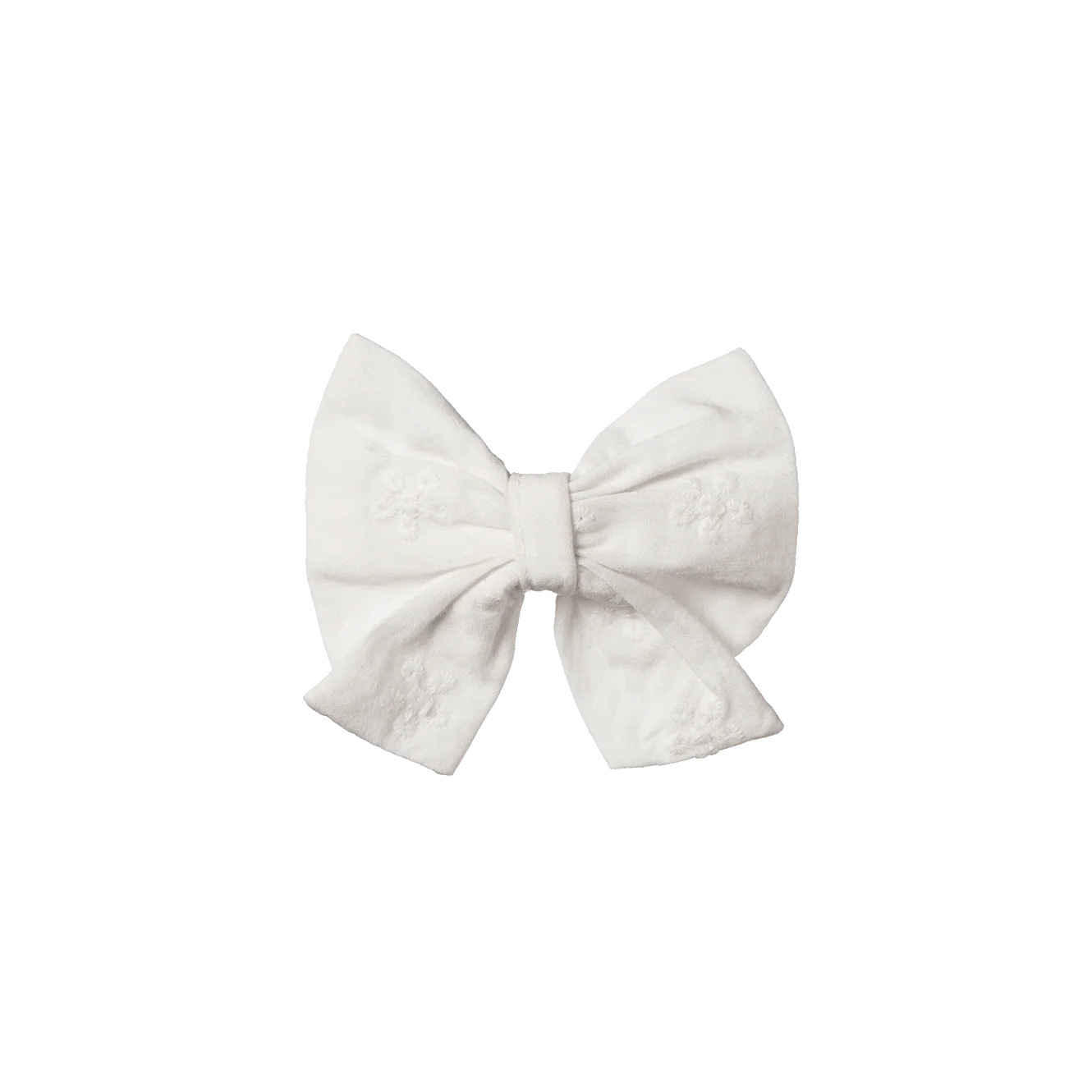 Bow Hairclip - Ivory Flora