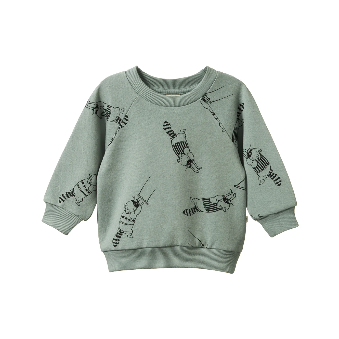 Emerson Sweater - Raccoon Rhapsody Print