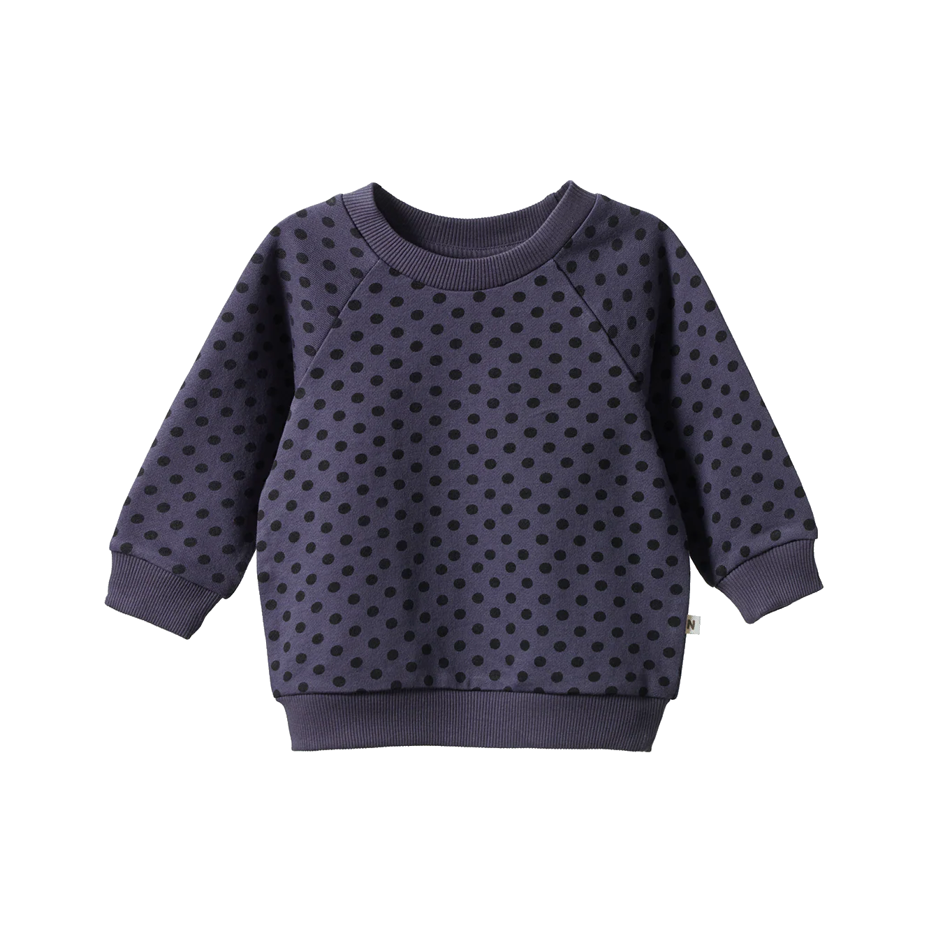 Emerson Sweater - Violet Polka Dot Print