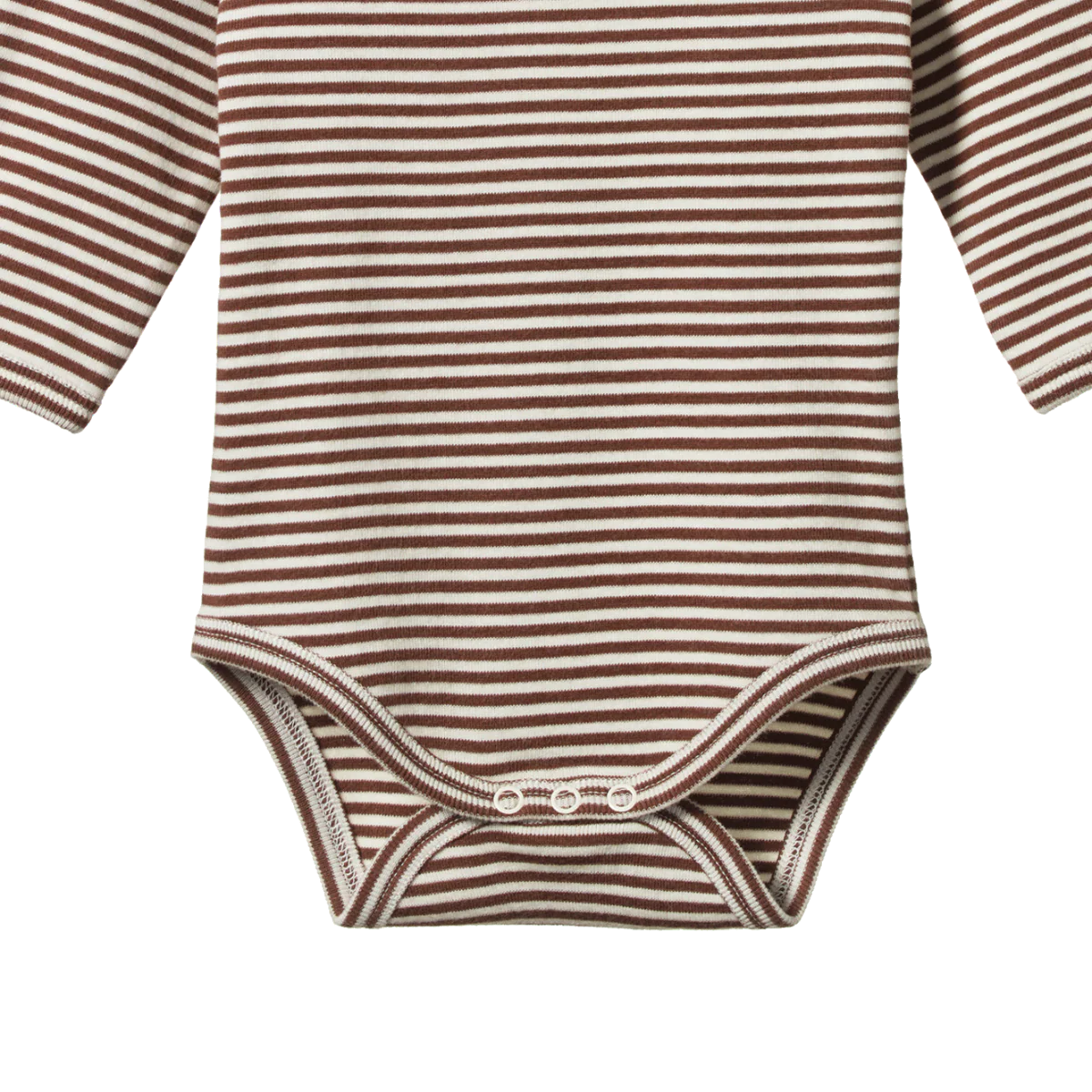 Long Sleeve Bodysuit - Pinecone Stripe - Image 4