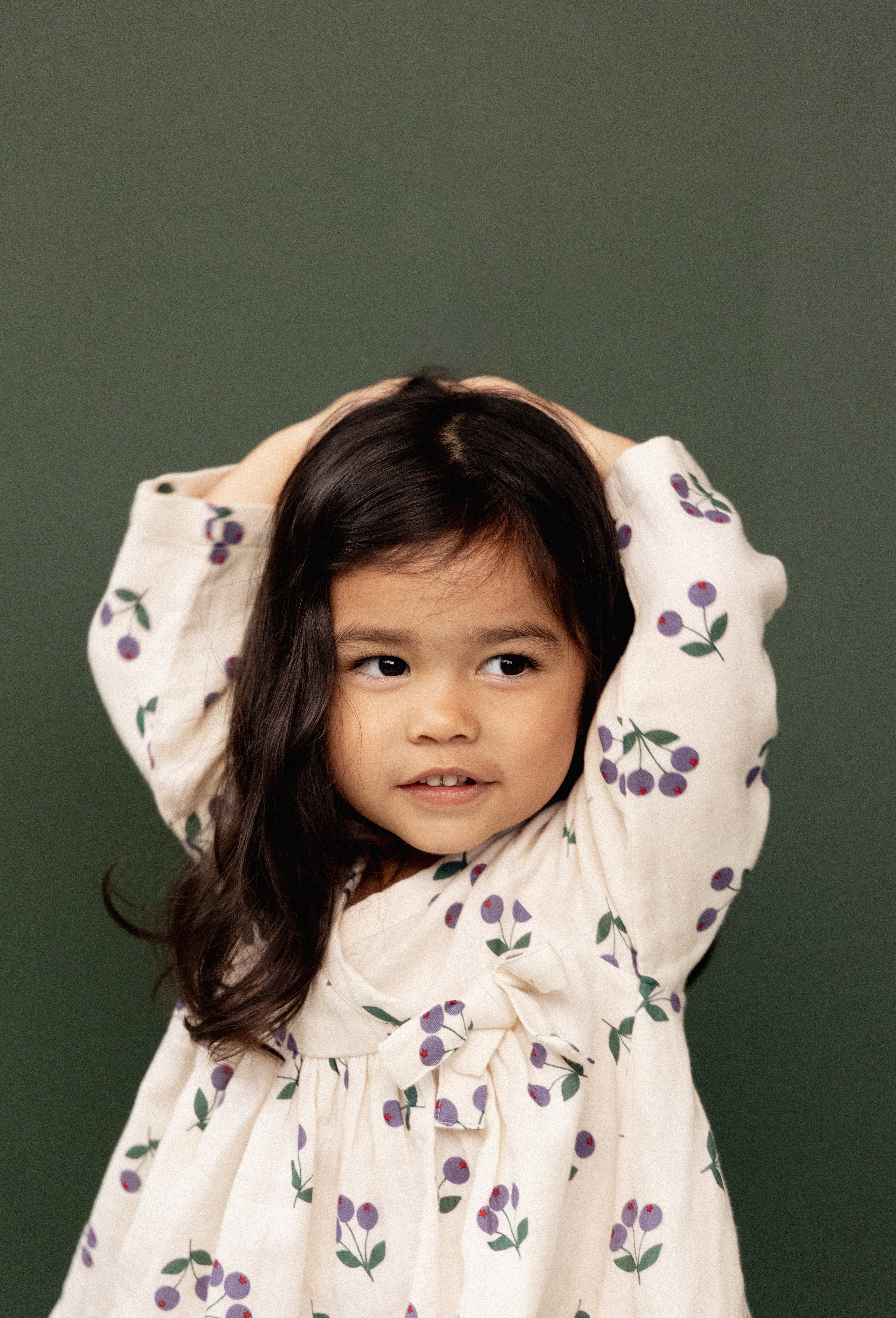 Mabel Dress - Winter Berry Natural Print - Image 2