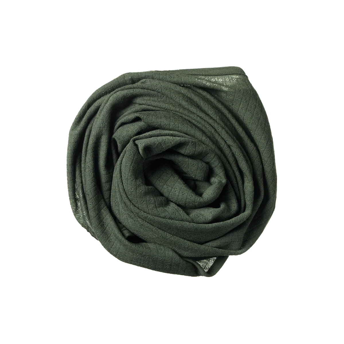 Merino Wrap Pointelle - Thyme