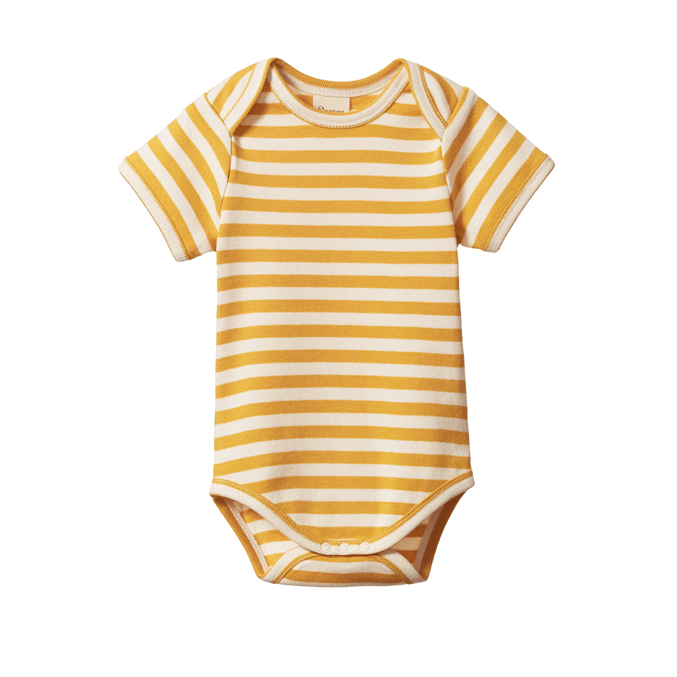 Short Sleeve Bodysuit - Golden Sea Stripe