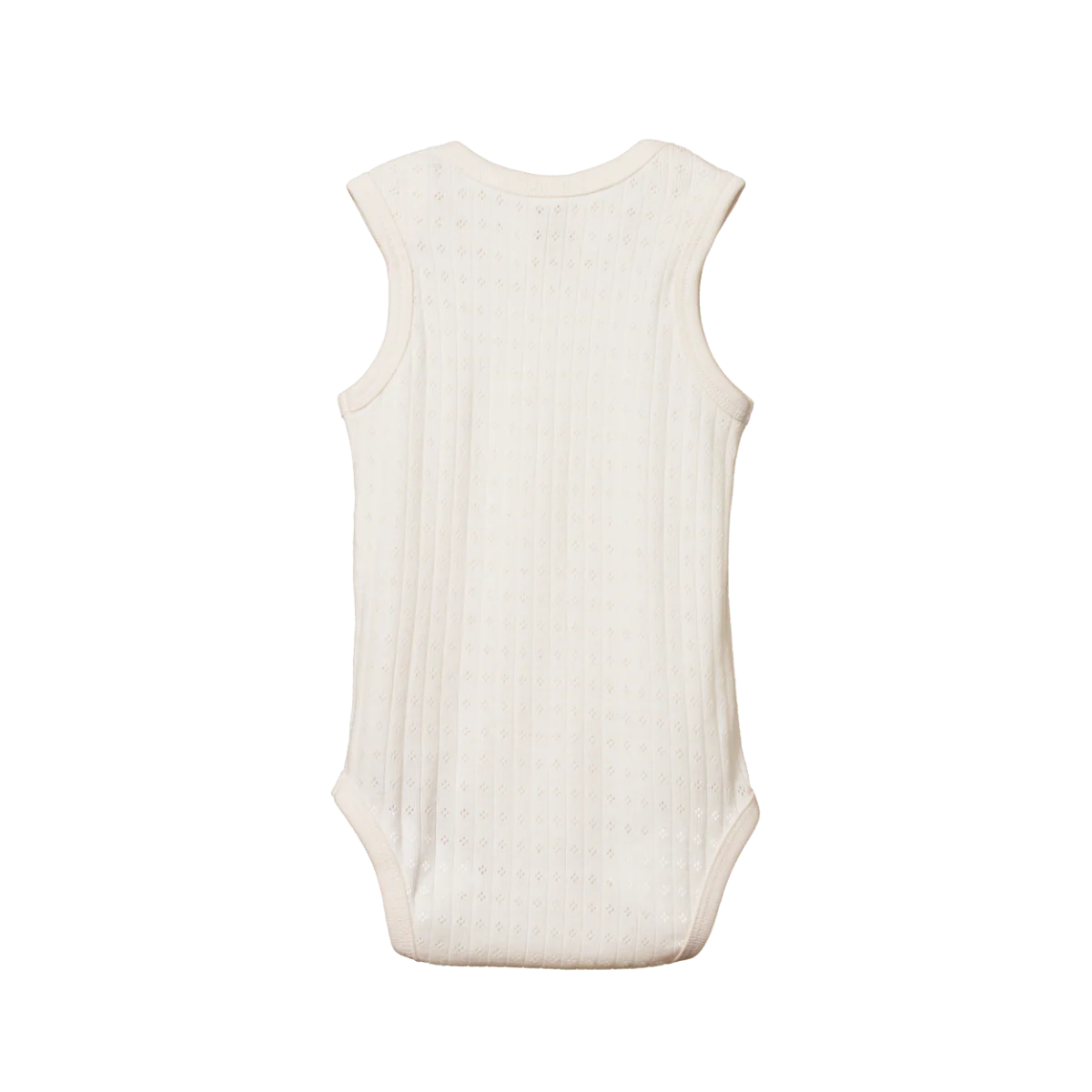 Singlet Bodysuit Pointelle - Natural - Image 2