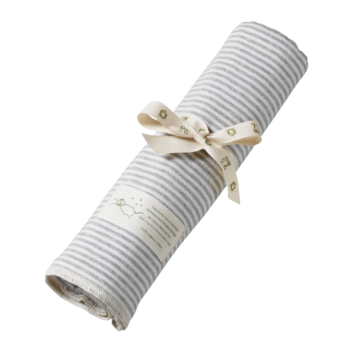 Wrap - Grey Marl Stripe - Image 2
