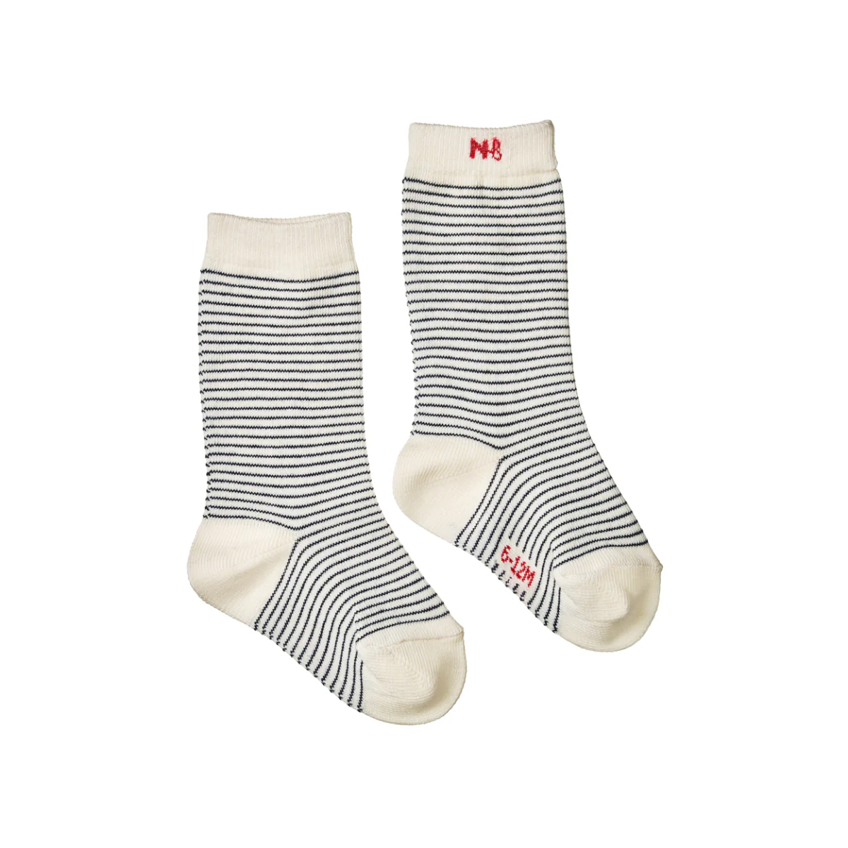 Organic Cotton Socks - Navy Stripe