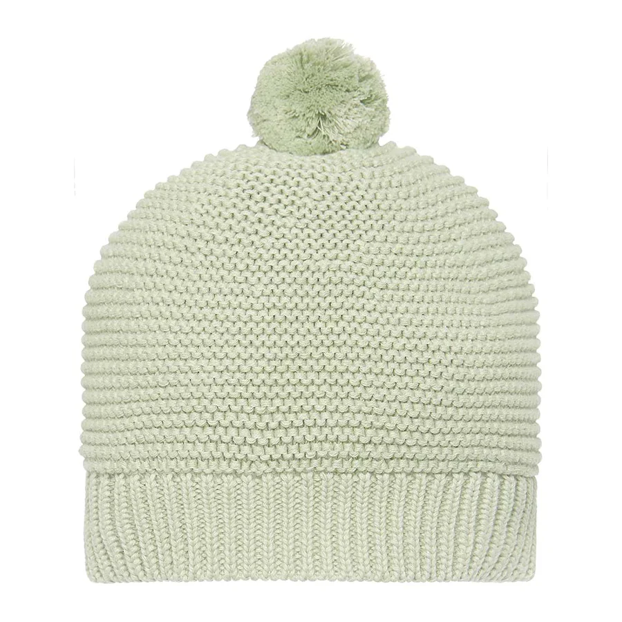 Organic Beanie - Love / Sage
