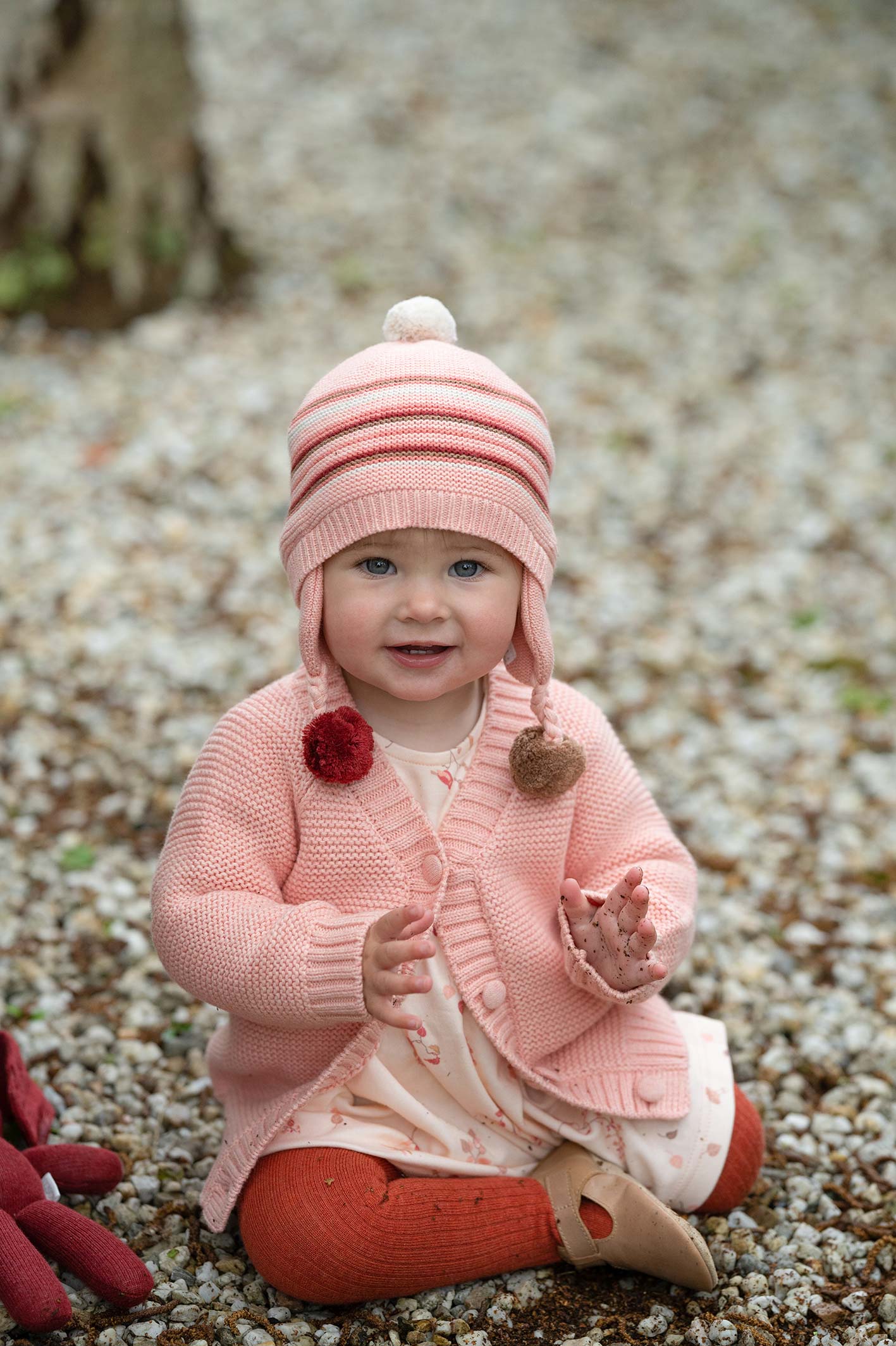 Toshi Organic Earmuff - Fantasy / Rosewood - Image 2