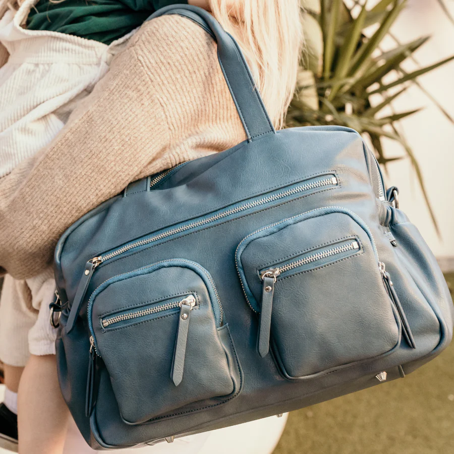 Carry All Nappy Bag - Stone Blue - Image 2