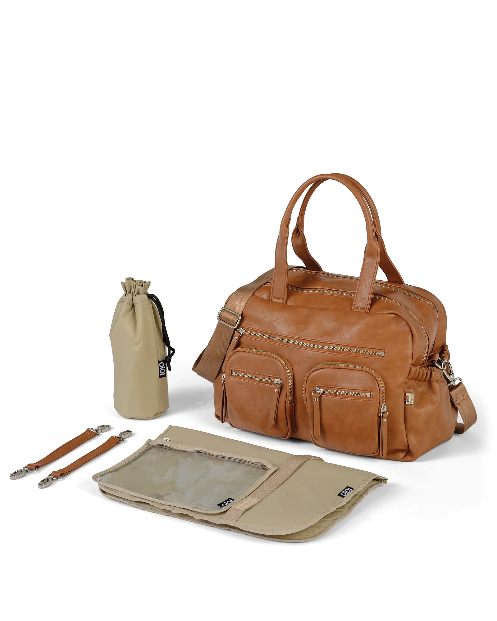 Carry All Nappy Bag - Tan - Image 3