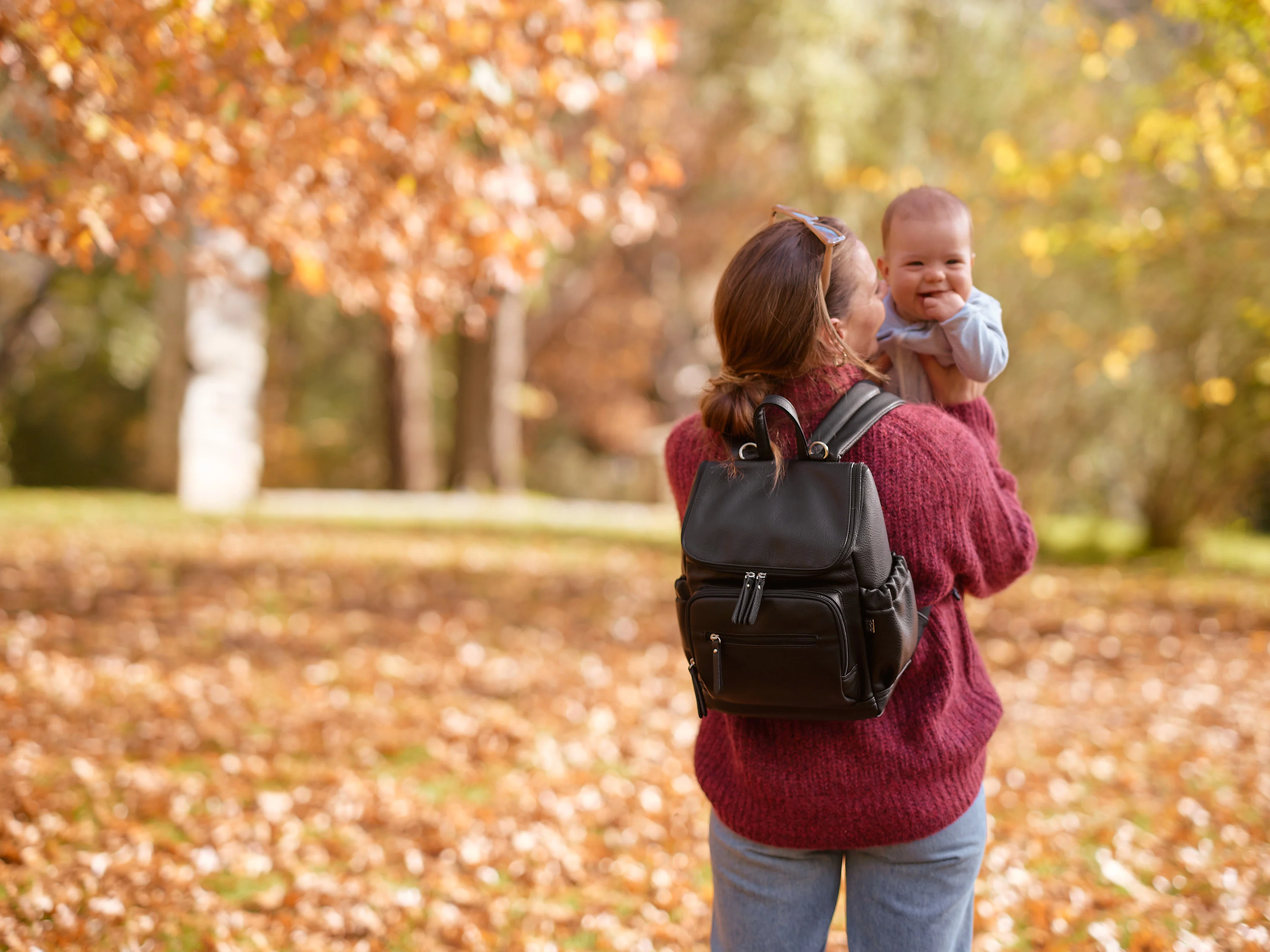 Mini Nappy Backpack - Black - Image 7
