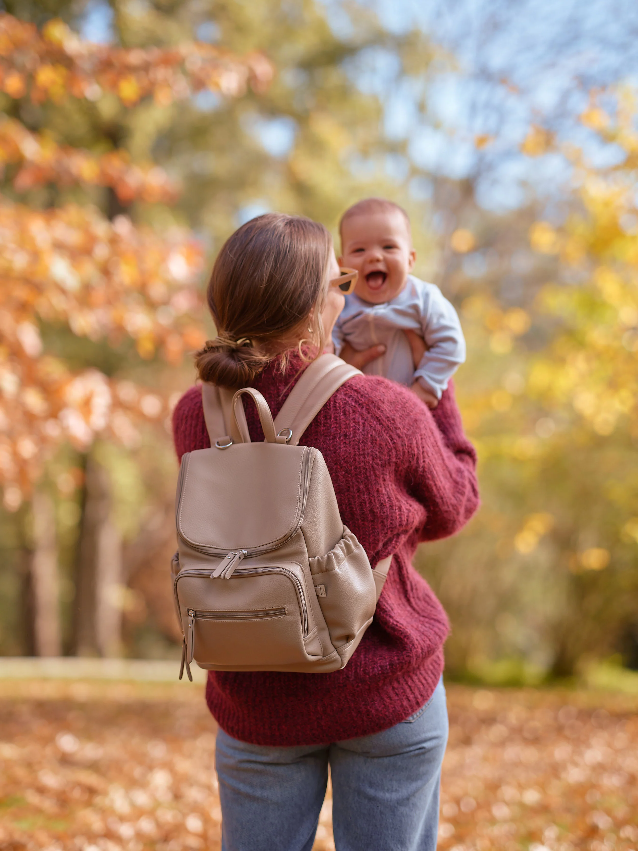 Mini Nappy Backpack - Oat - Image 2