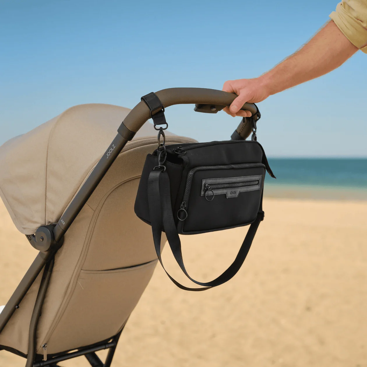 Multitasker Stroller Organiser - Black Neoprene - Image 5