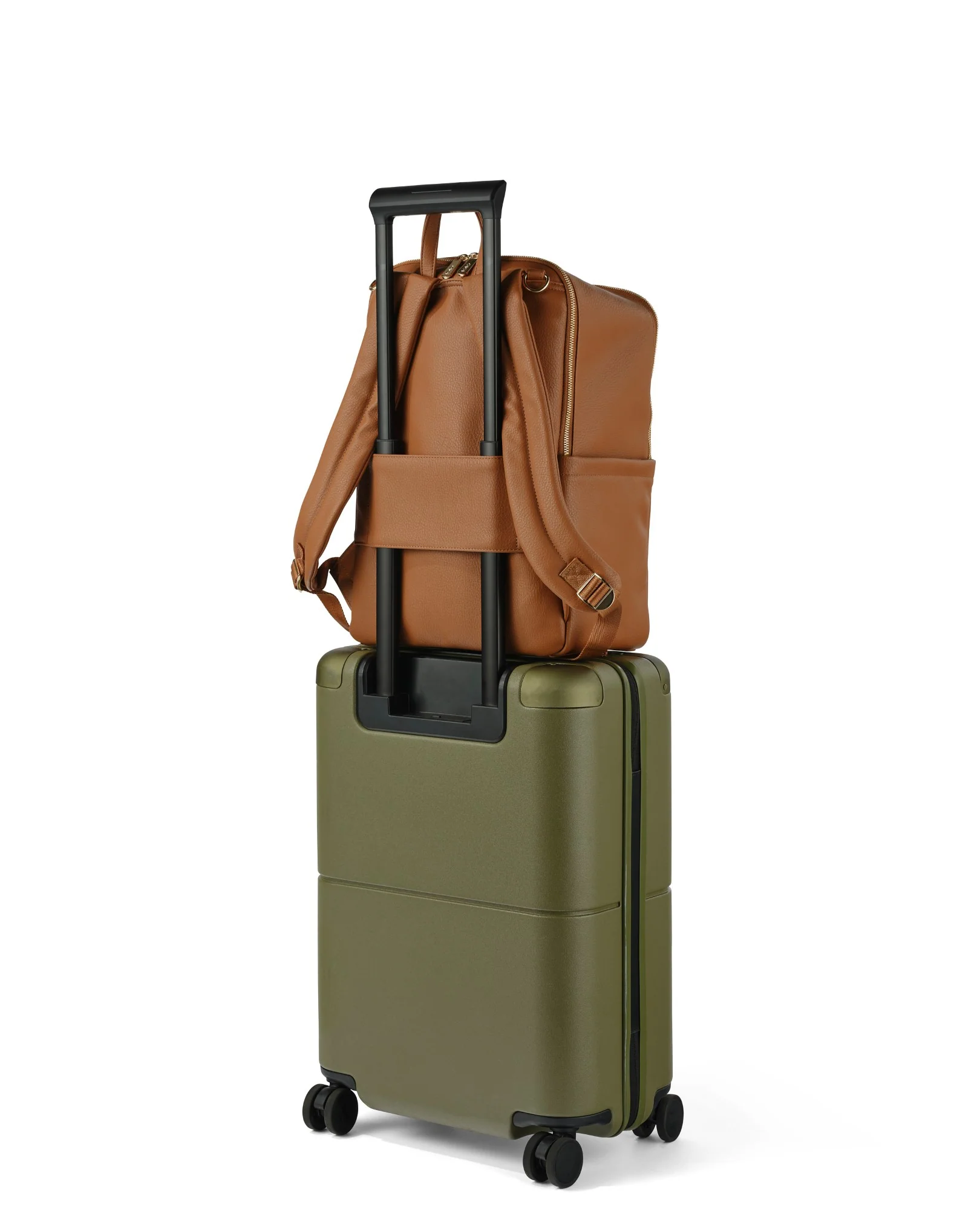 Nappy Backpack Multitasker - Chestnut Brown - Image 8