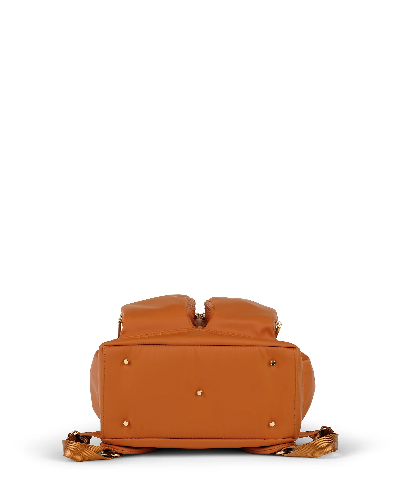 Nappy Backpack - Nylon Ochre/Gold - Image 9