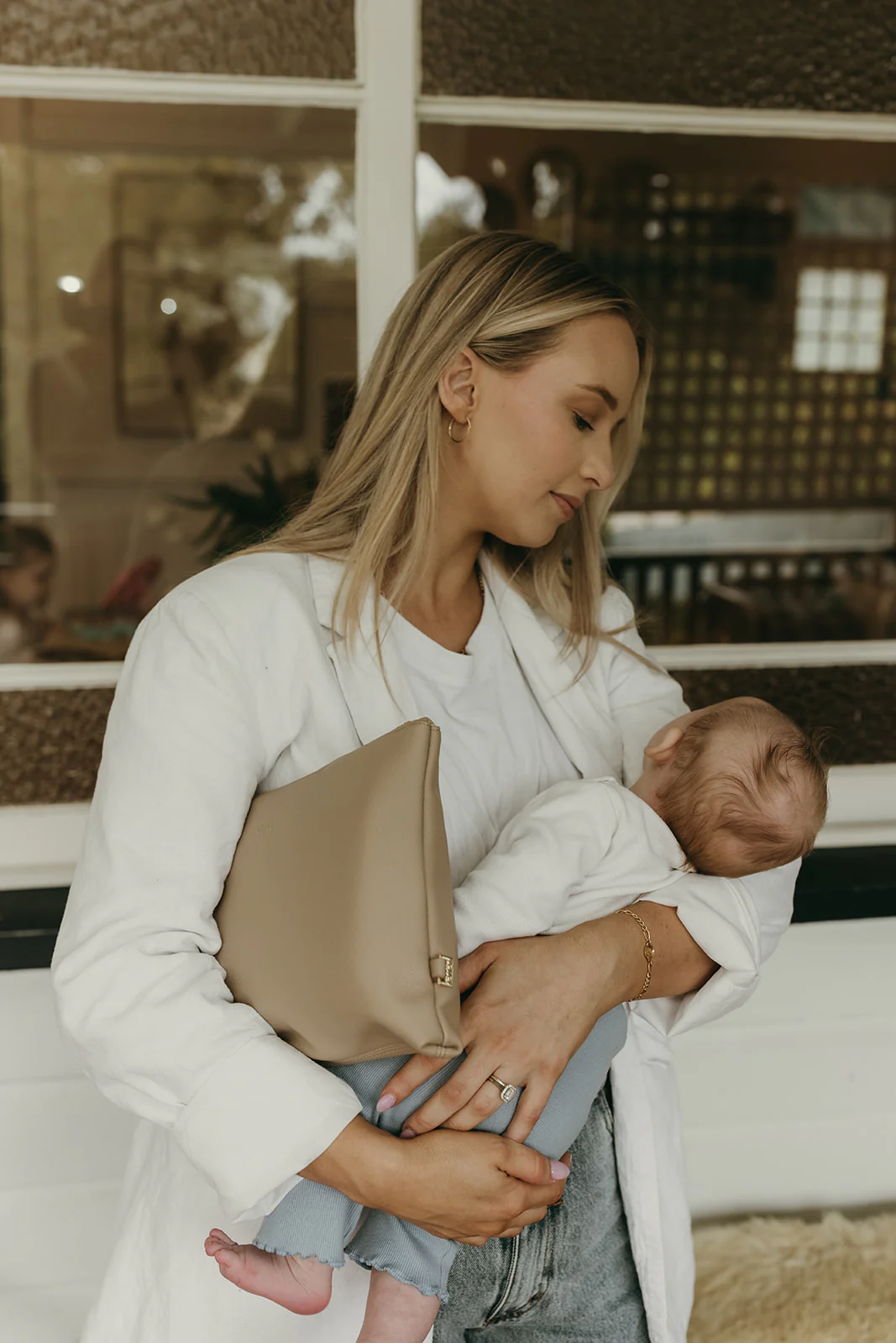 Nappy Changing Pouch - Oat - Image 5